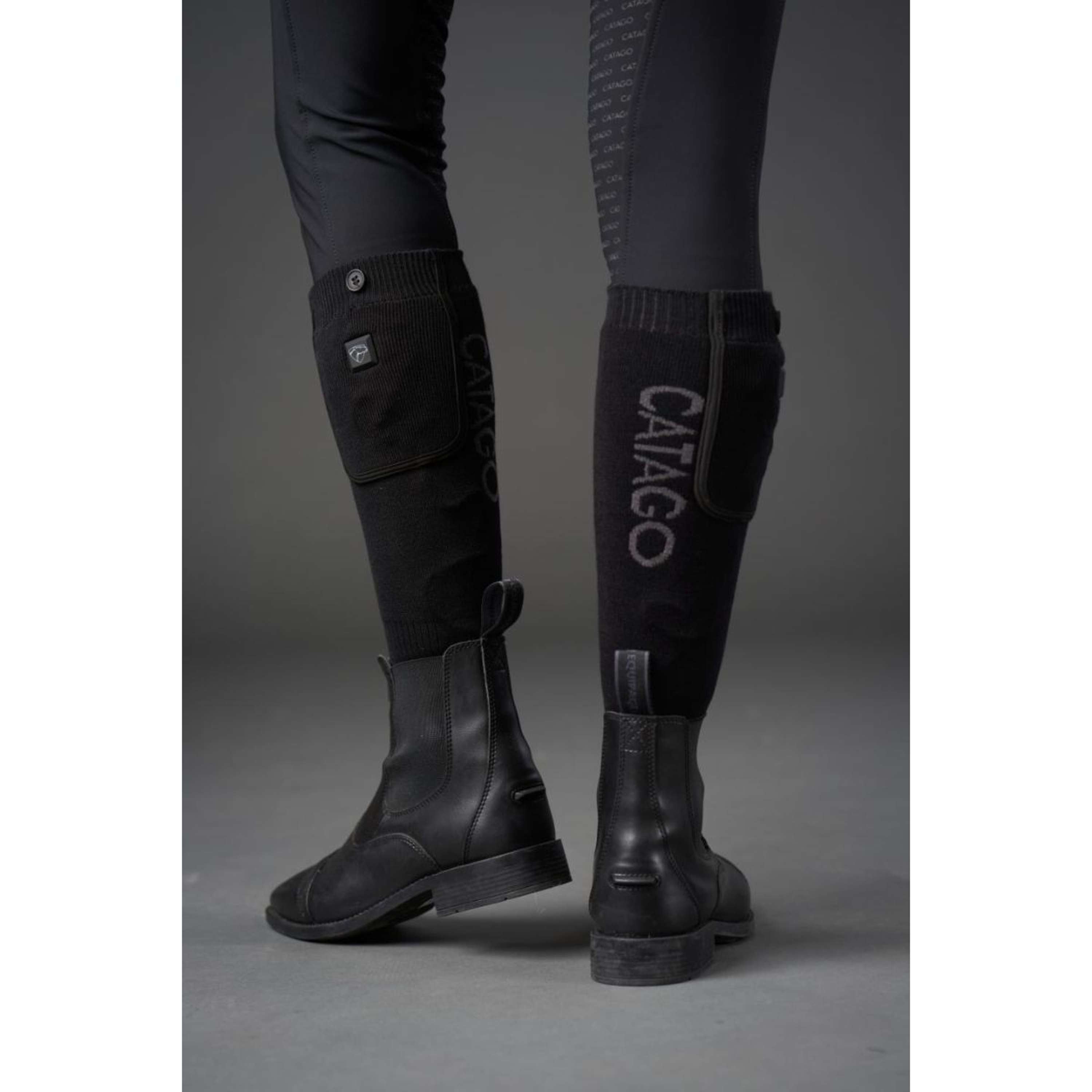 Catago Chaussettes Chauffantes Heated Noir