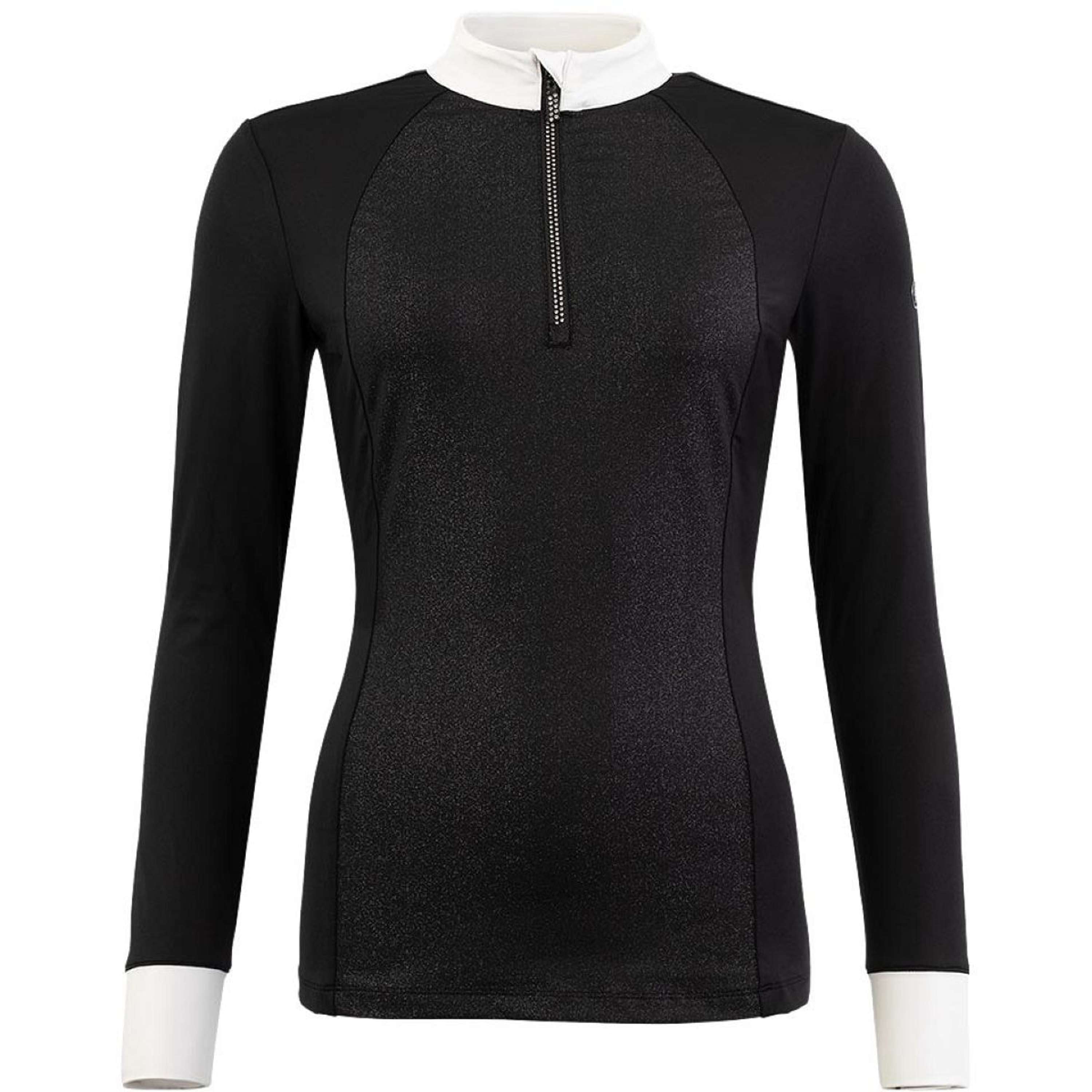 BR T-shirt de Concours Maglie Femme Noir