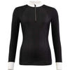 BR T-shirt de Concours Maglie Femme Noir