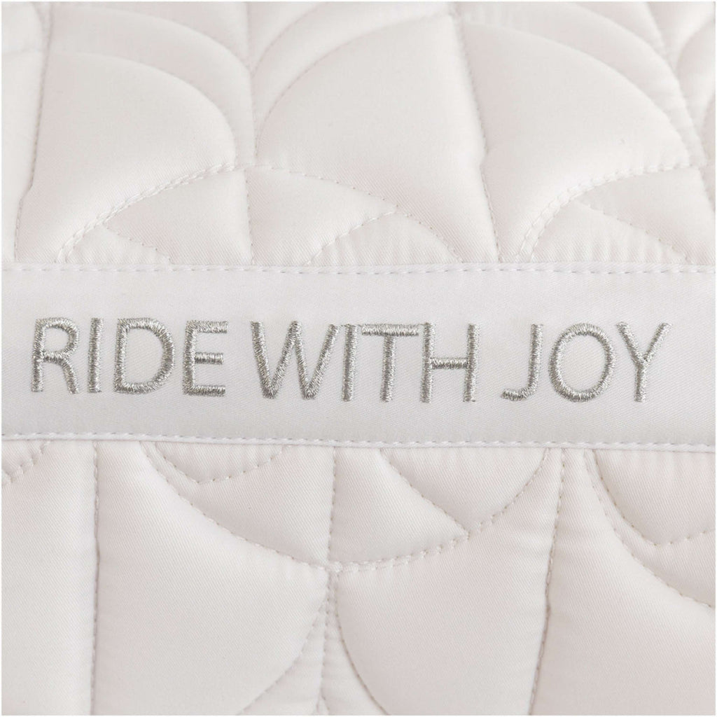 BR Tapis de Selle Birmingham C-Wear de Saut Blanc
