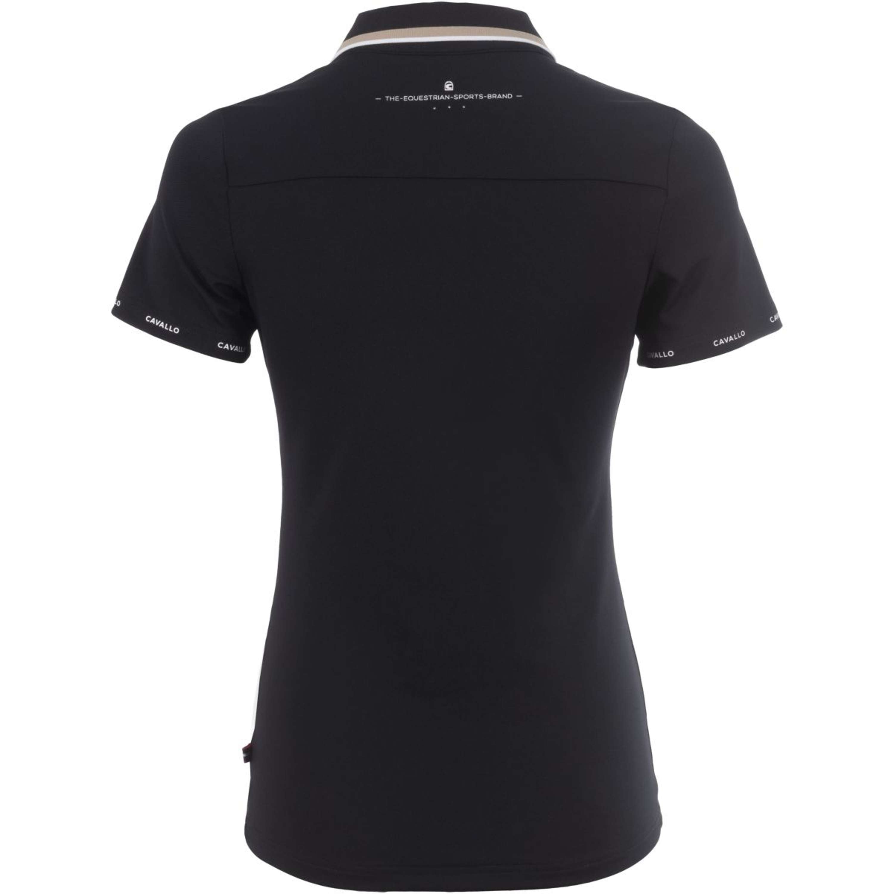 Cavallo Polo CavalPique V-Neck Noir