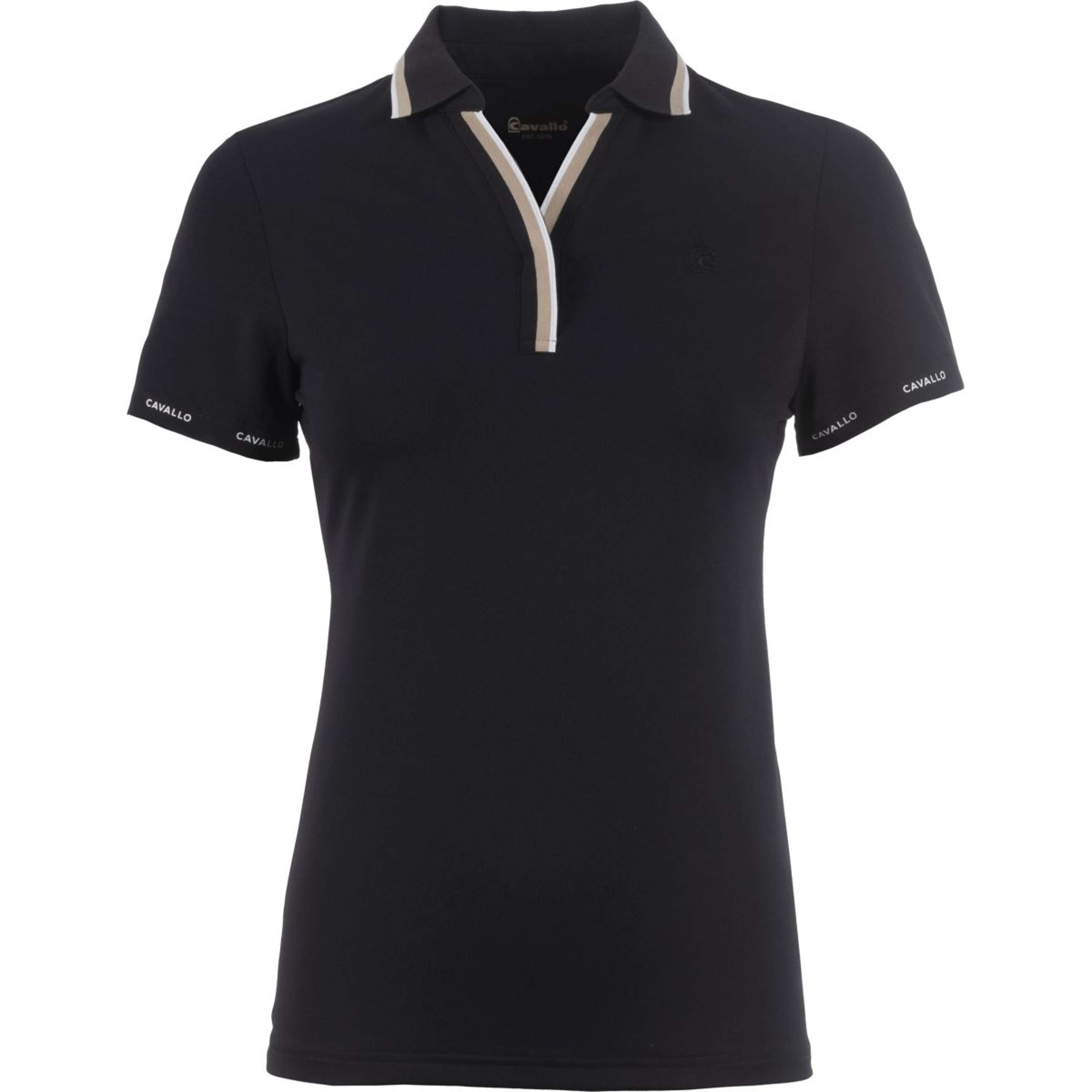 Cavallo Polo CavalPique V-Neck Noir