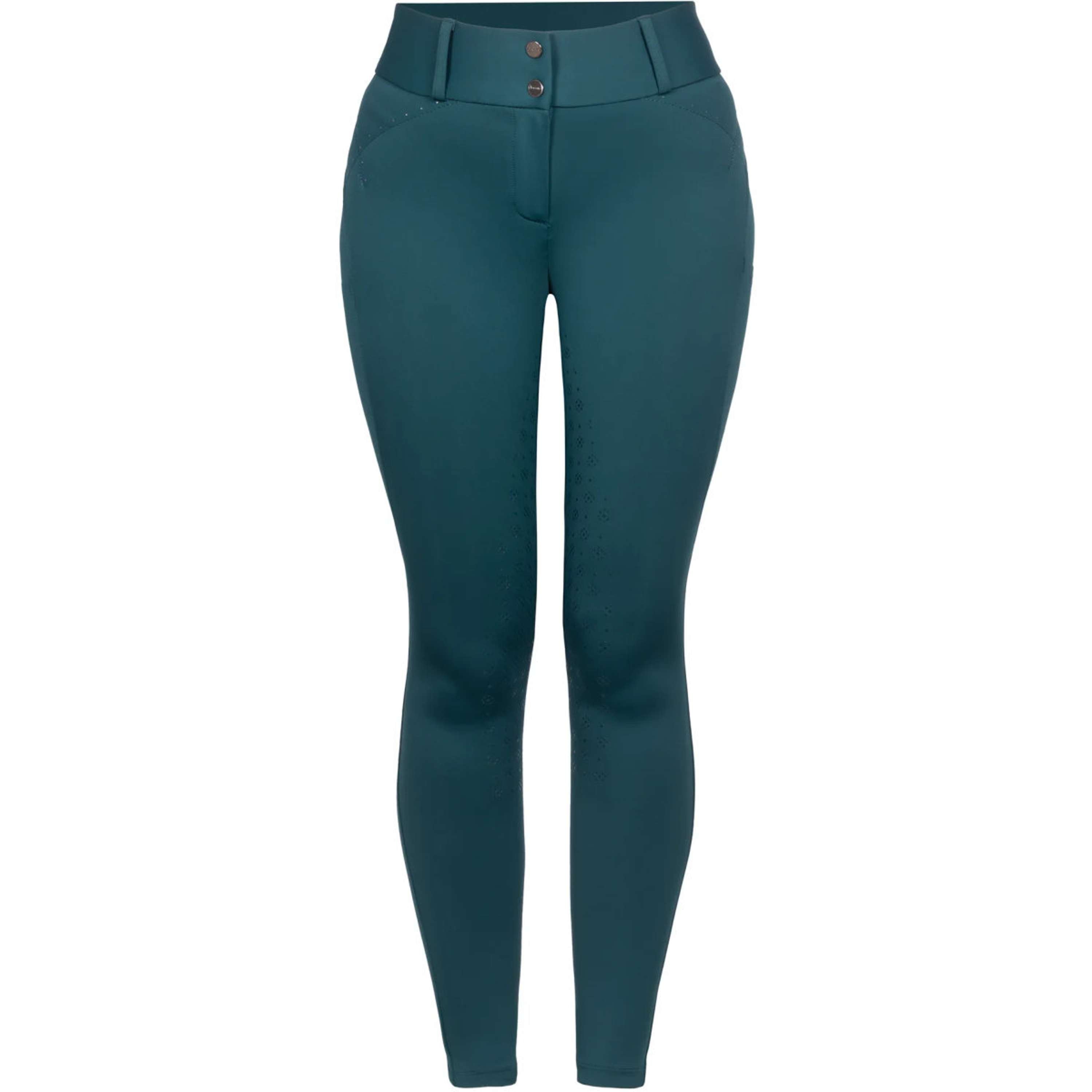 Cavallo Pantalon d'Équitation CavalCandera Grip Mobile Full Grip Dark Peacock