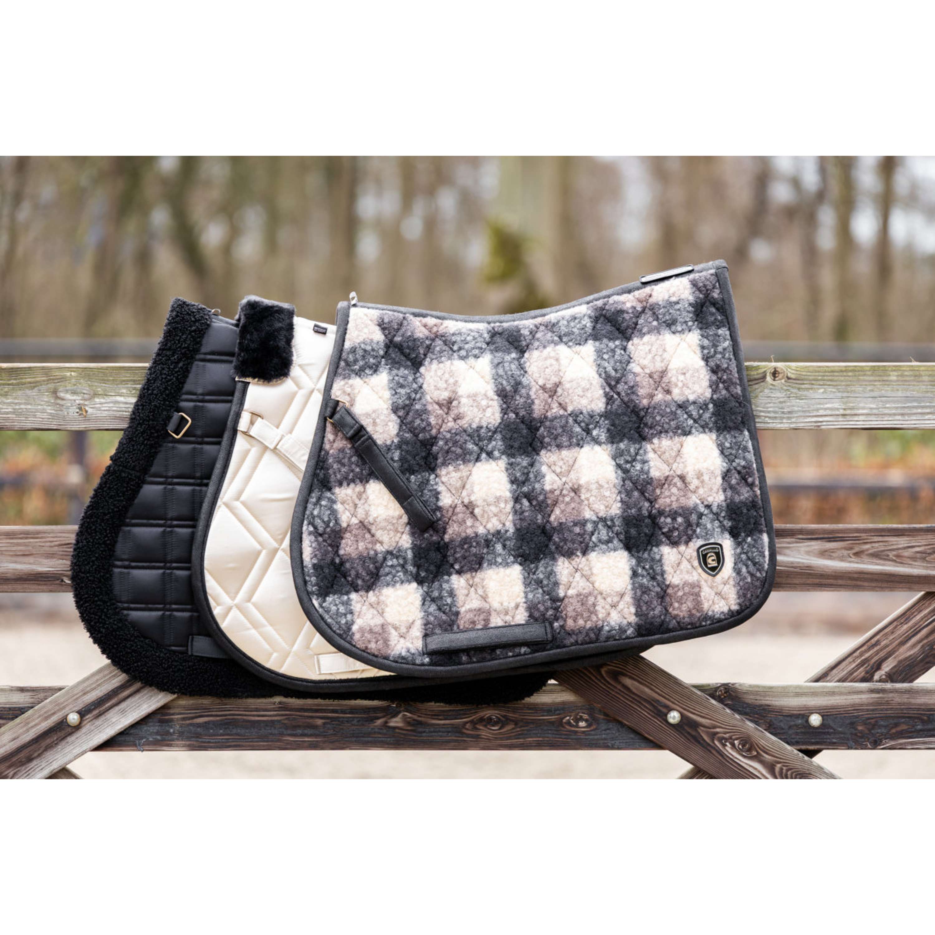 Cavallo Tapis de Selle Cavallira Polyvalent Noir