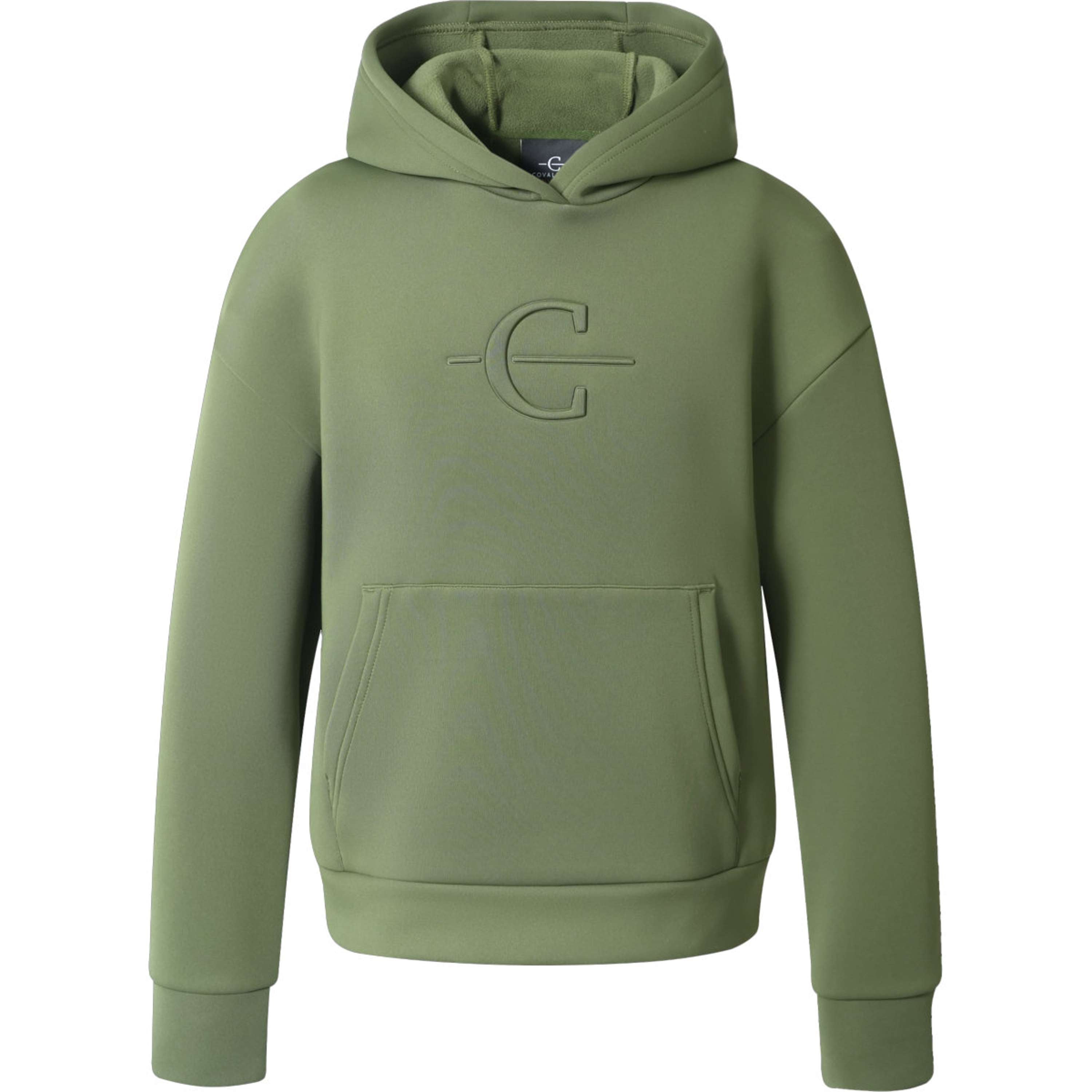 Covalliero Pull col Hoodie AW26 Kids Forest Green