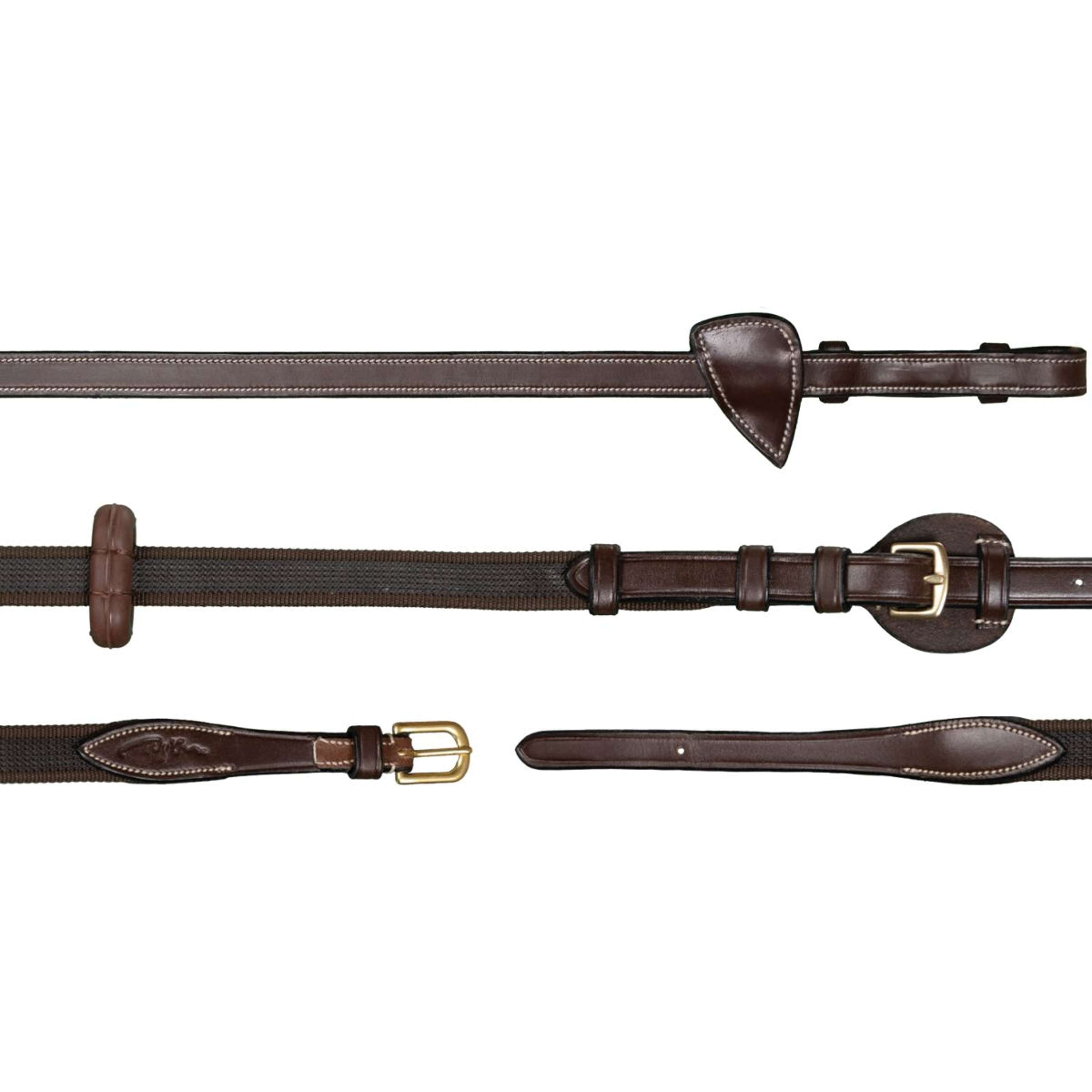 Dyon Rênes 5/8 Réglable Marron