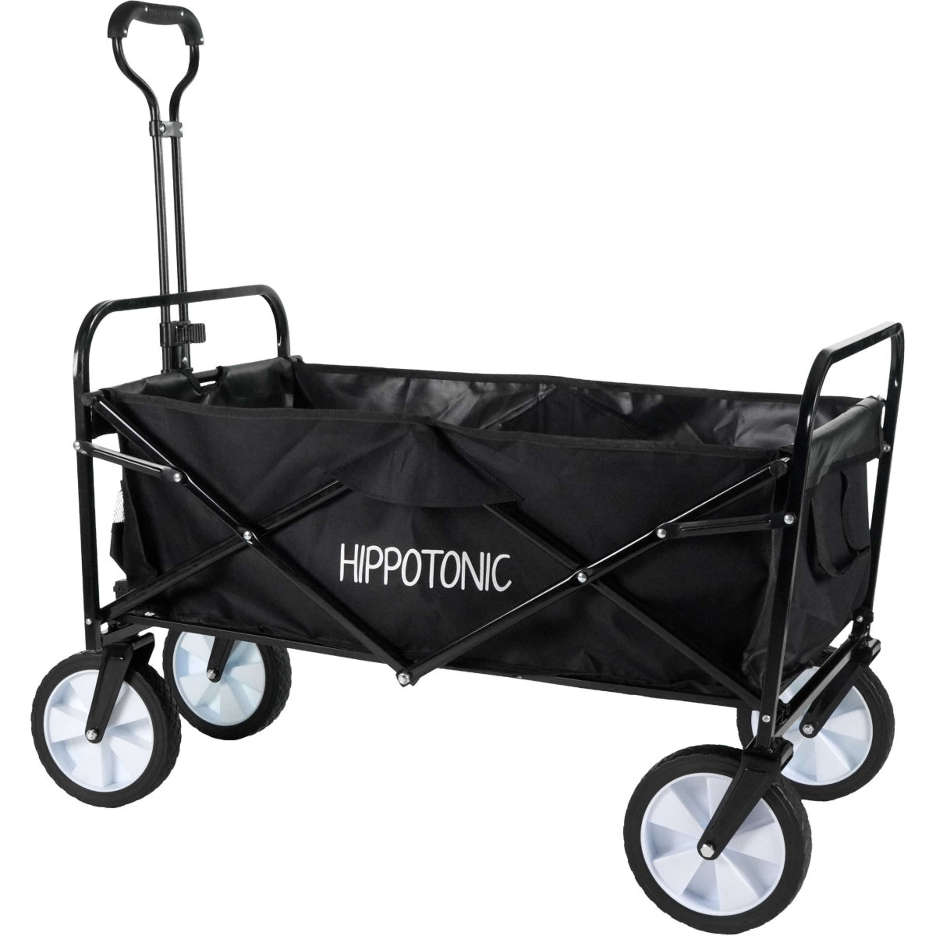 Hippotonic Chariot Trolley À Quatre Roues Noir