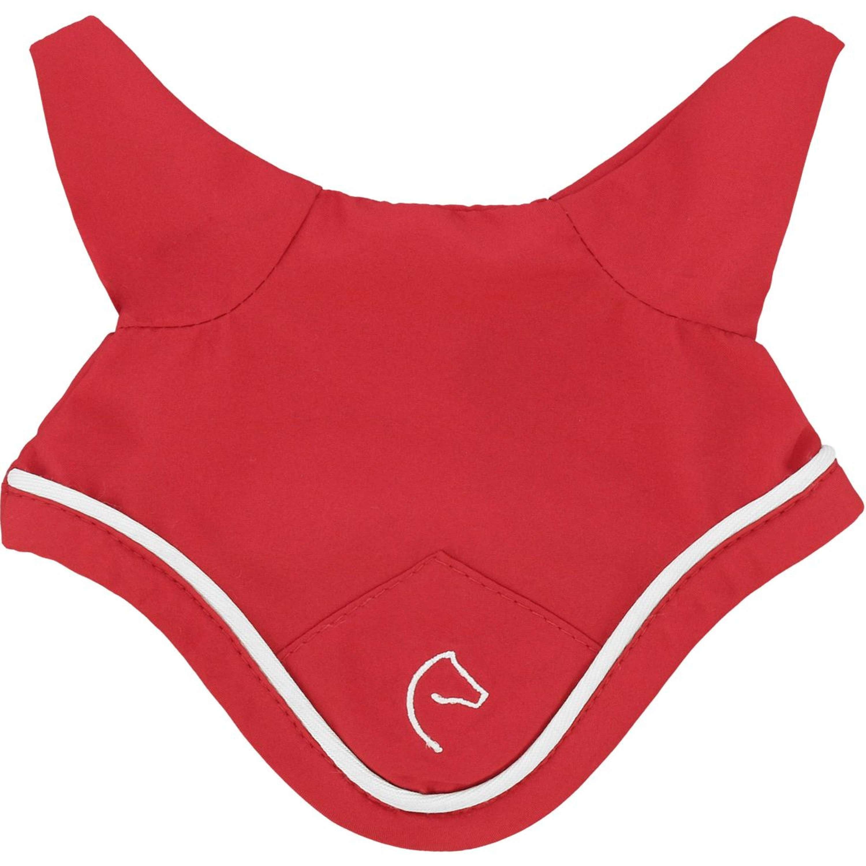 EQUITHÈME Pony Academy Bonnet Anti-Mouches Rouge