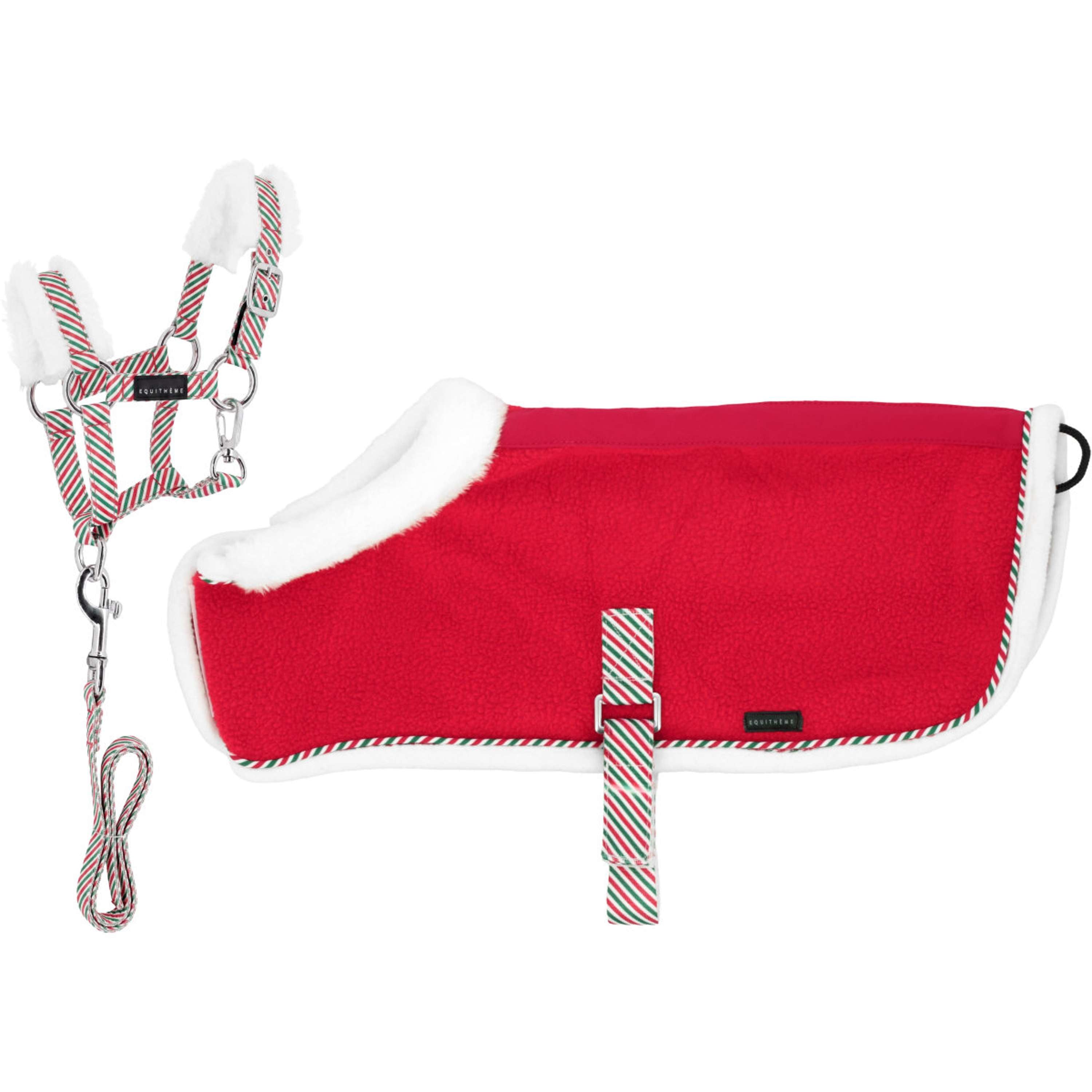 EQUITHÈME Ensemble de Tapis de Présentation Mini Pony Academy XMAS