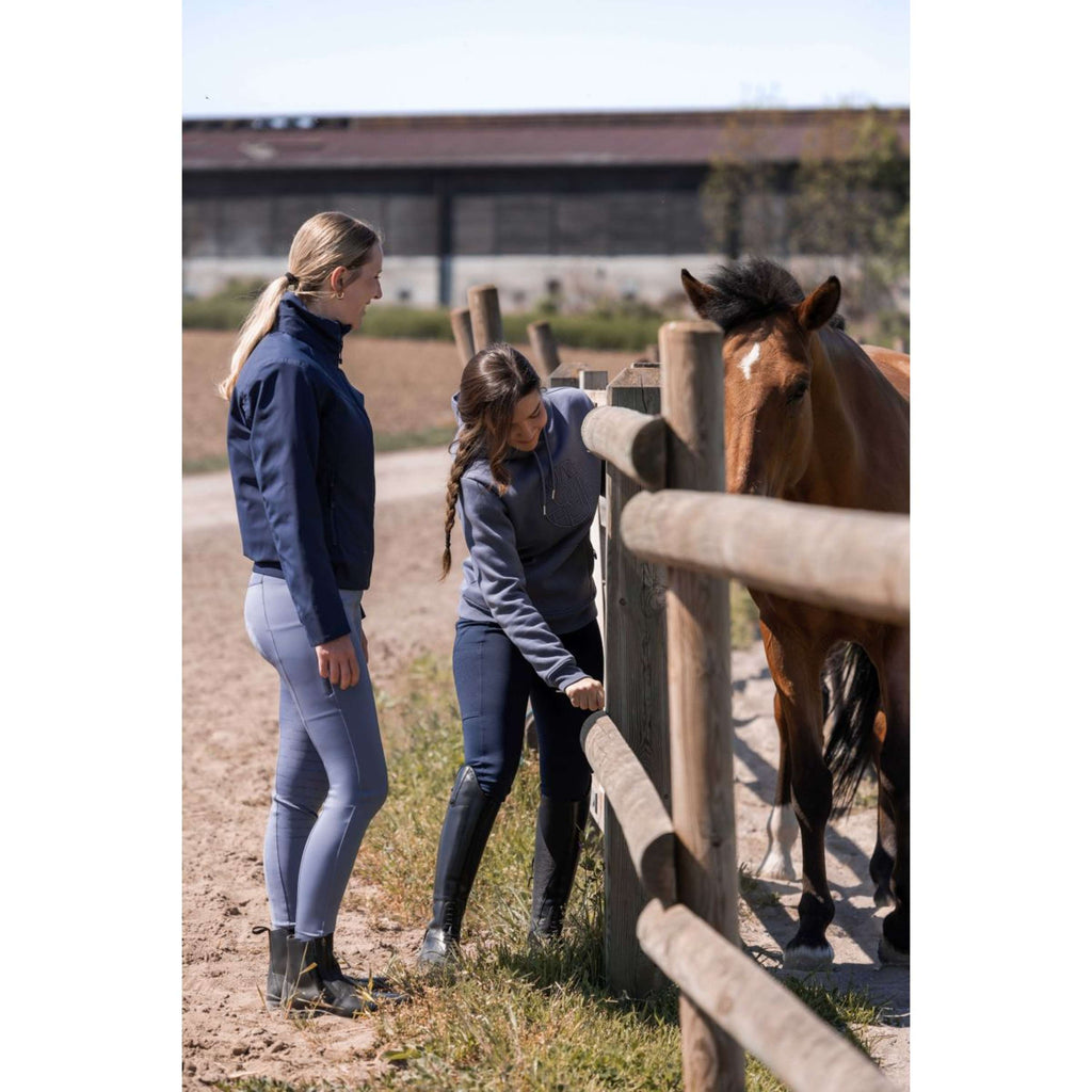 EQUITHÈME Pantalon d'Équitation Capucine Prise de Genou Marin