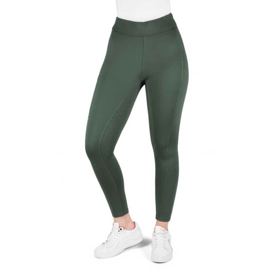 EQUITHÈME Legging d'Équitation Birdy Full Grip Khaki