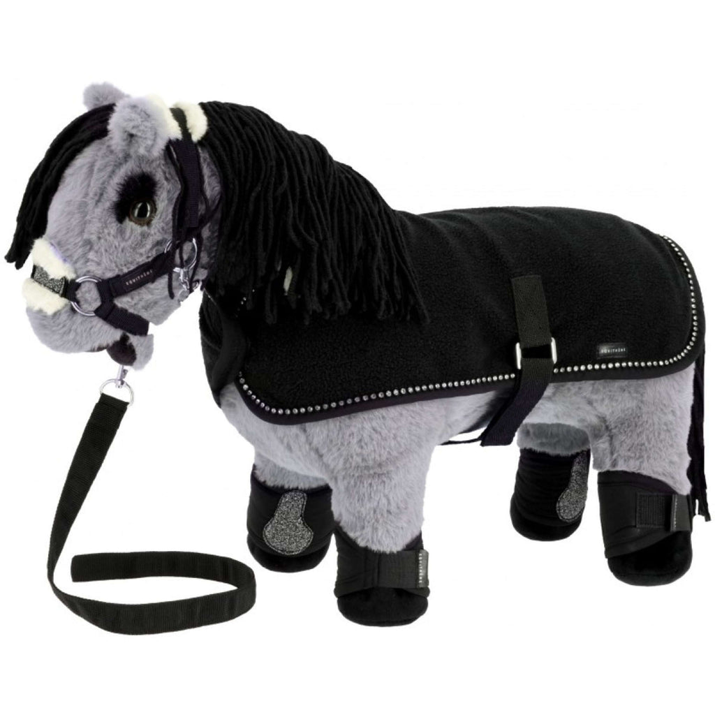 EQUITHÈME Ensemble Licol Pony Academy Paillettes Noir