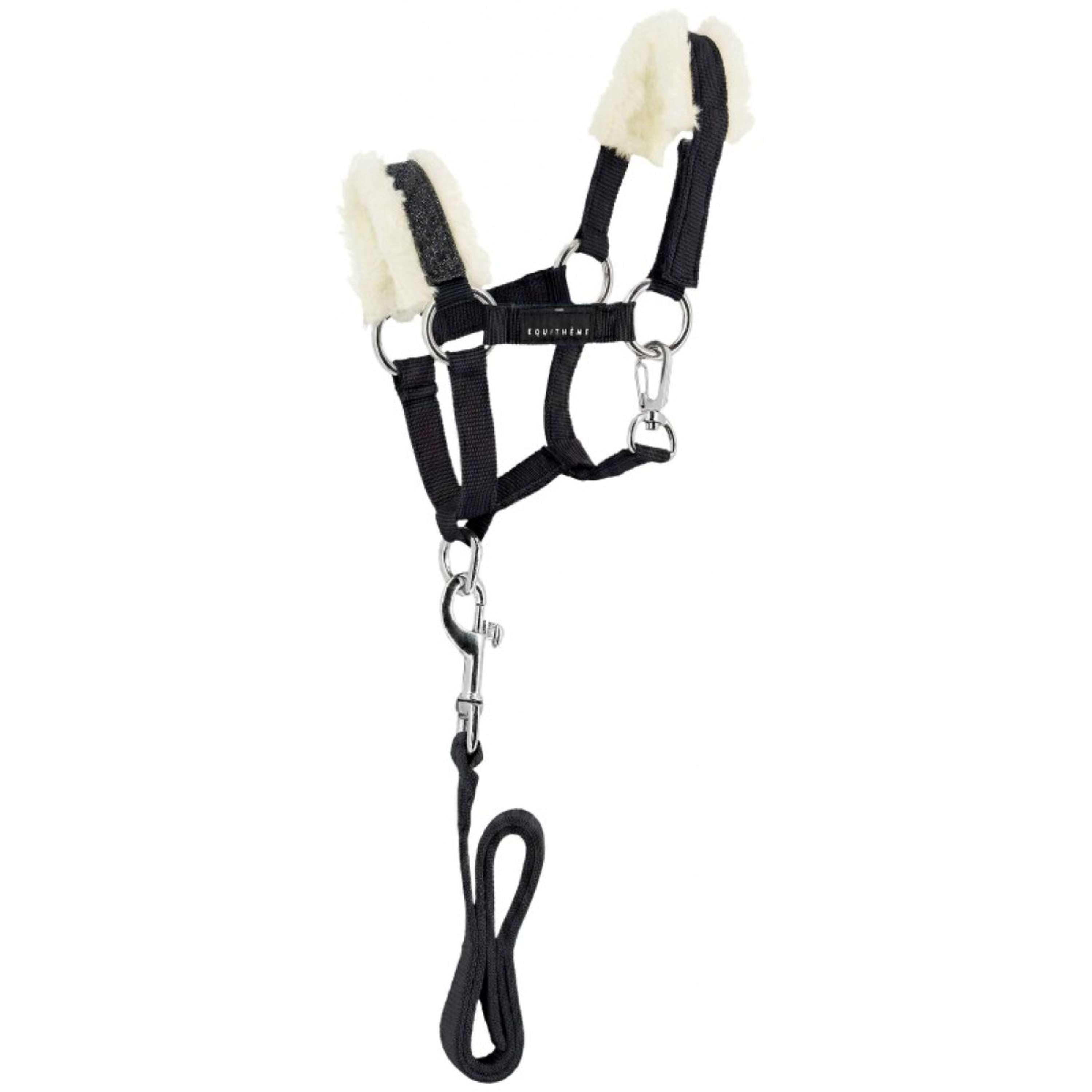EQUITHÈME Ensemble Licol Pony Academy Paillettes Noir