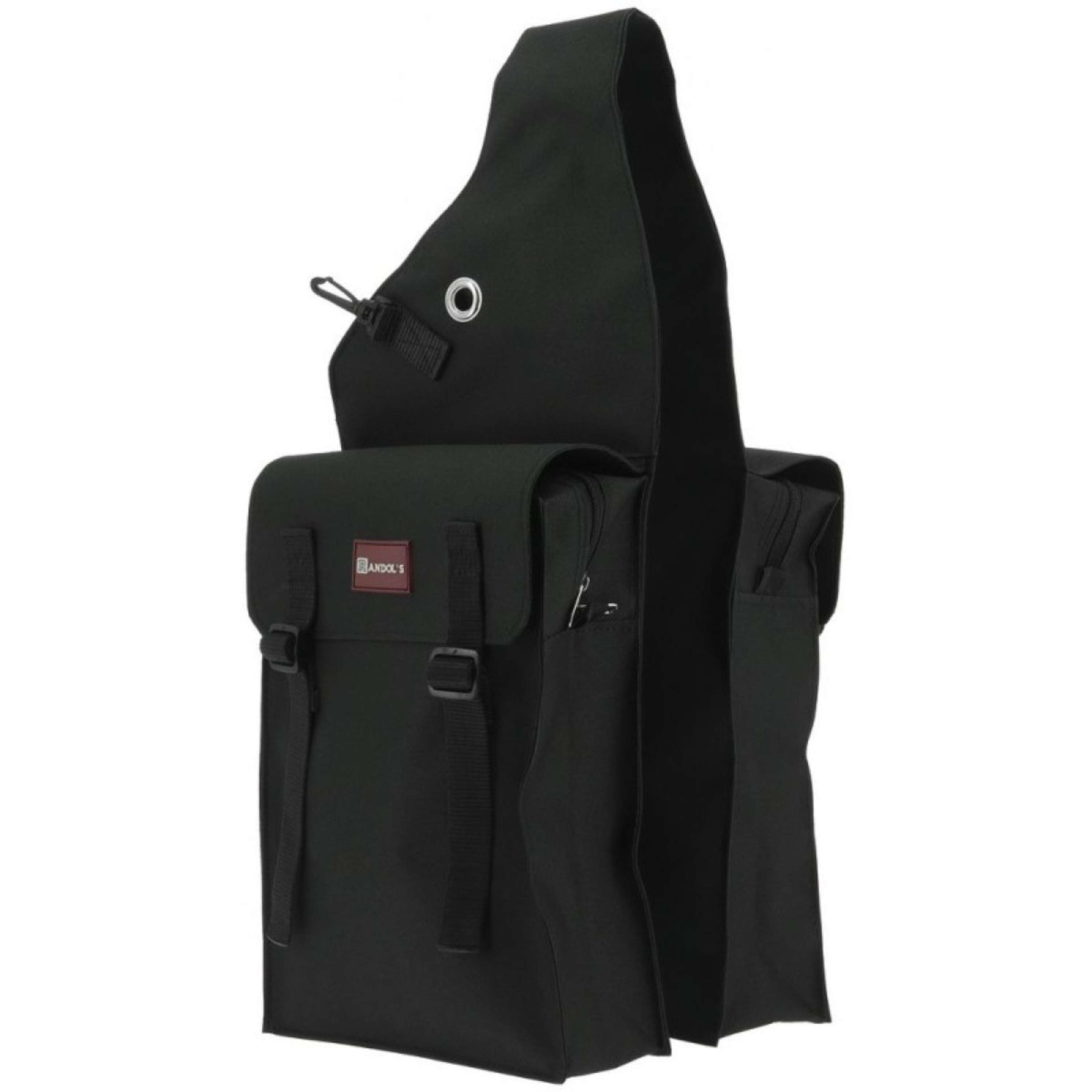 Randol's Sacoche Double de Selle avec Rabat Noir