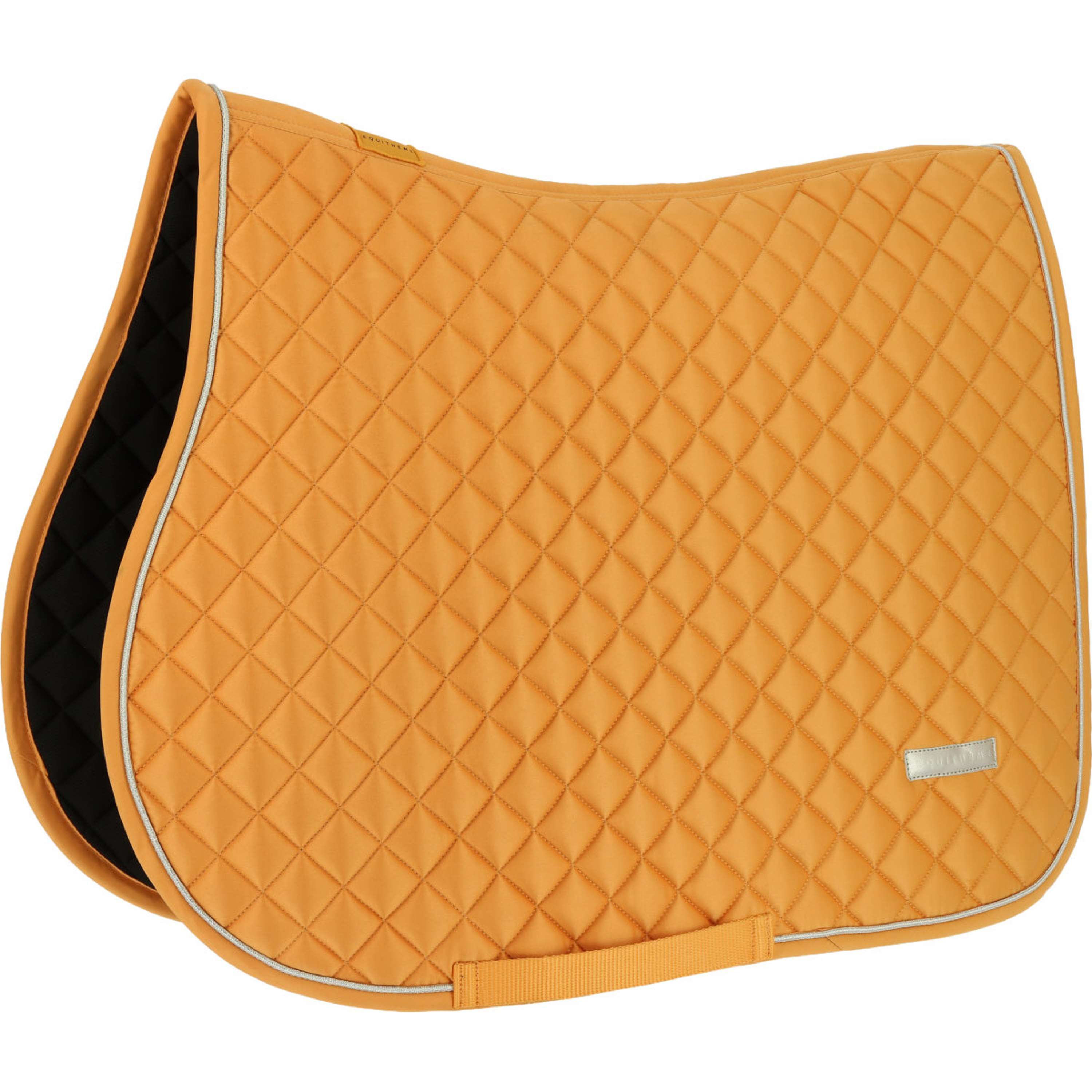 EQUITHÈME Tapis de Selle Nacre de Saut Jaune