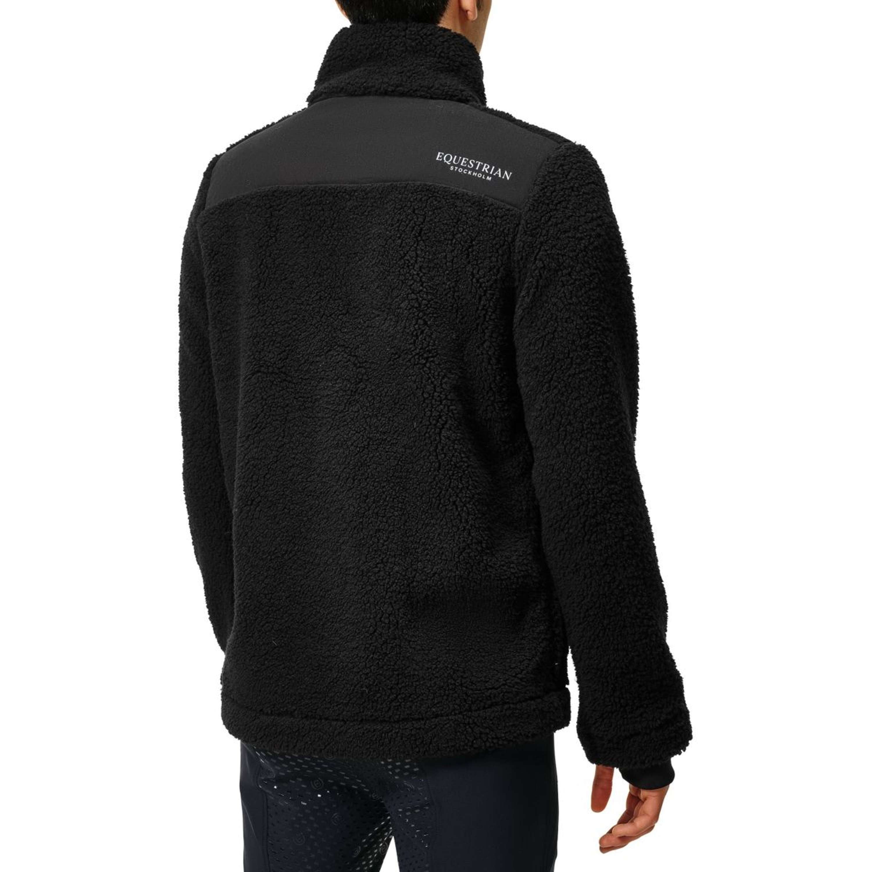 Equestrian Stockholm Blouson Teddy Fleece Men Noir