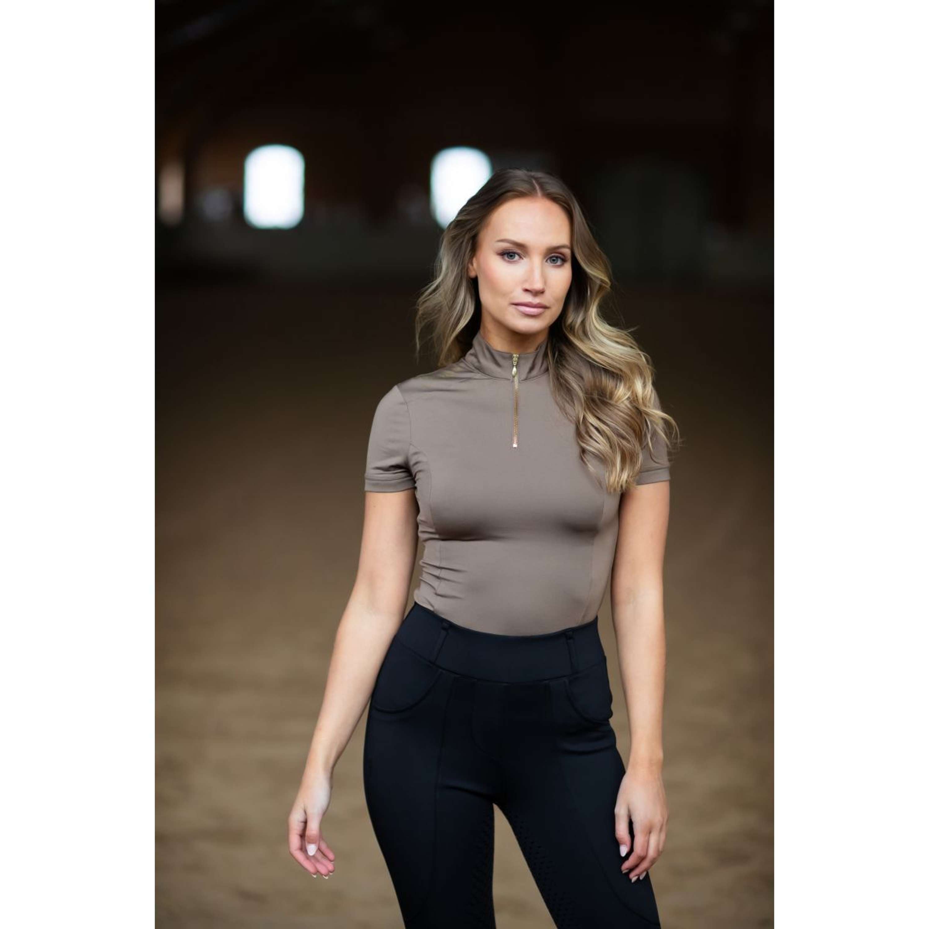 Equestrian Stockholm Chemise UV Protection Champagne
