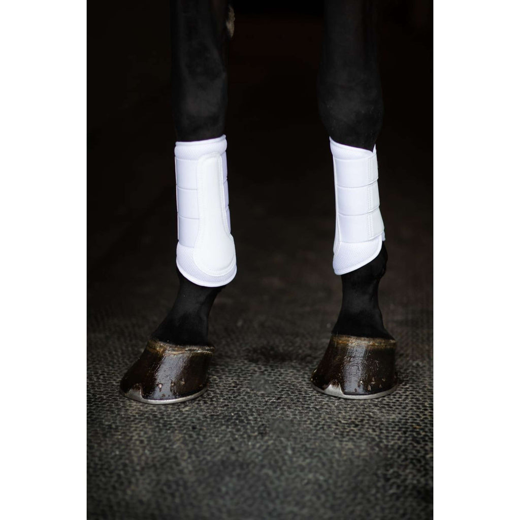 Equestrian Stockholm Guêtres Classic Mesh White Silver
