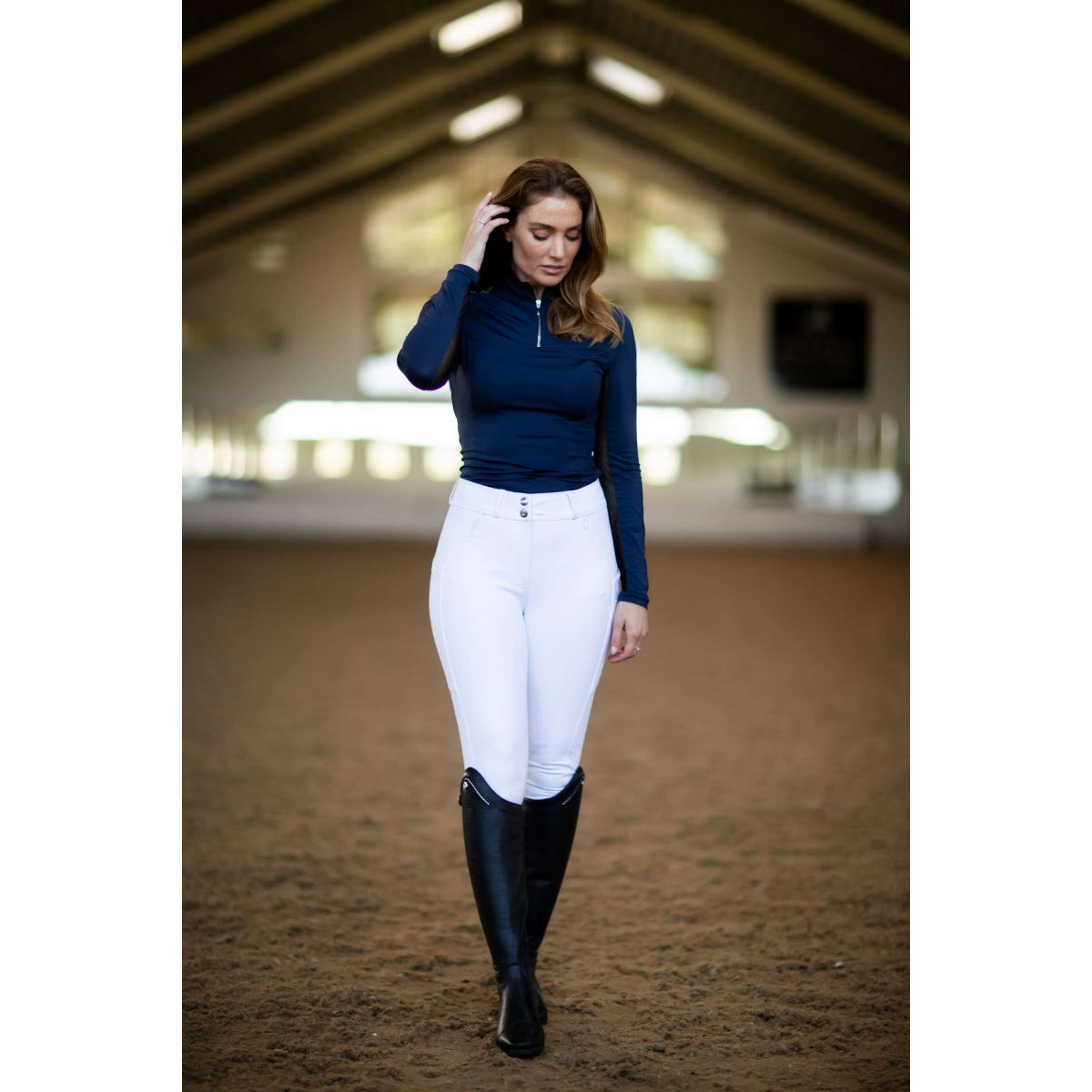 Equestrian Stockholm Pantalon d'Équitation Elite Dressage Blanc