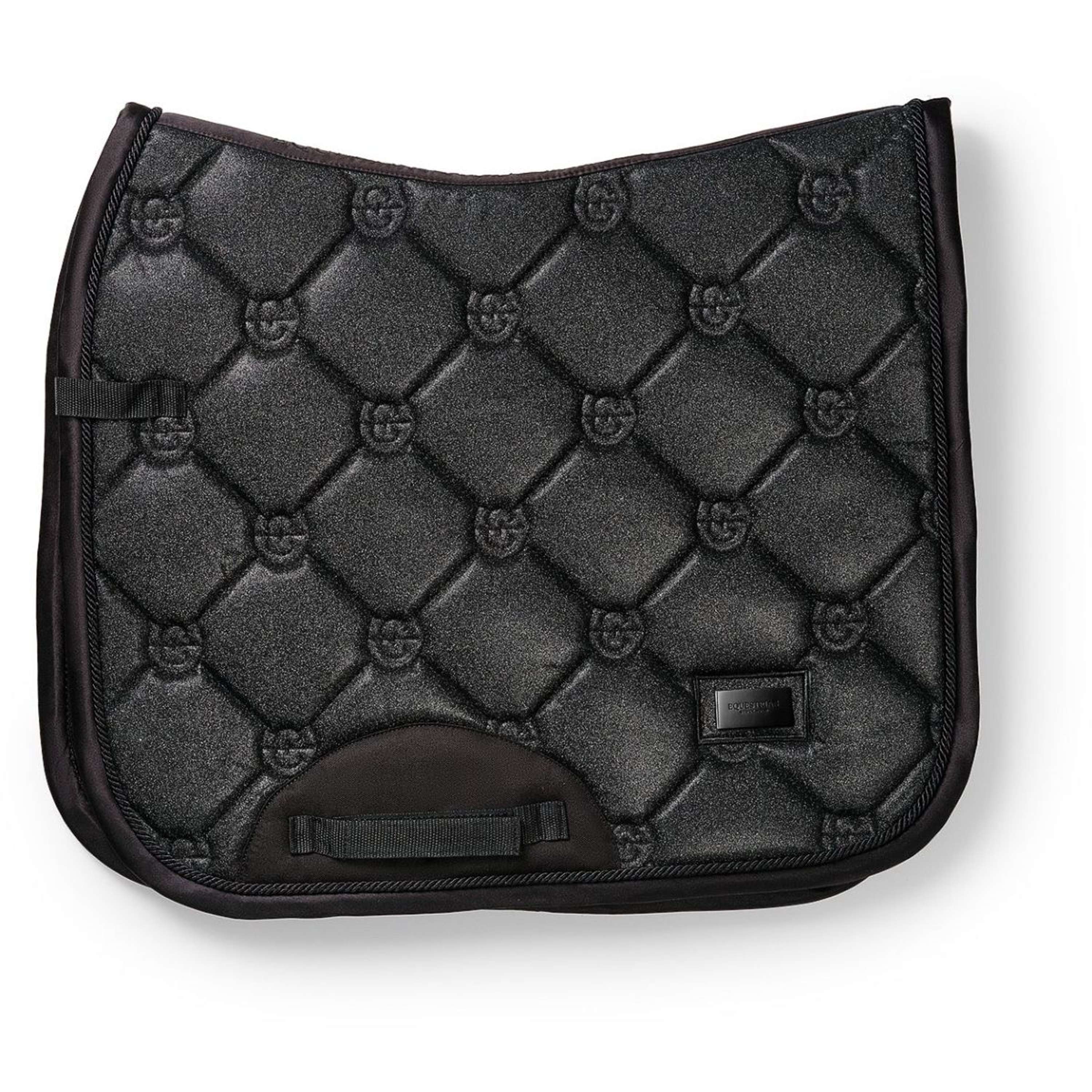 Equestrian Stockholm Tapis de Selle Dressage All Black Glimmer