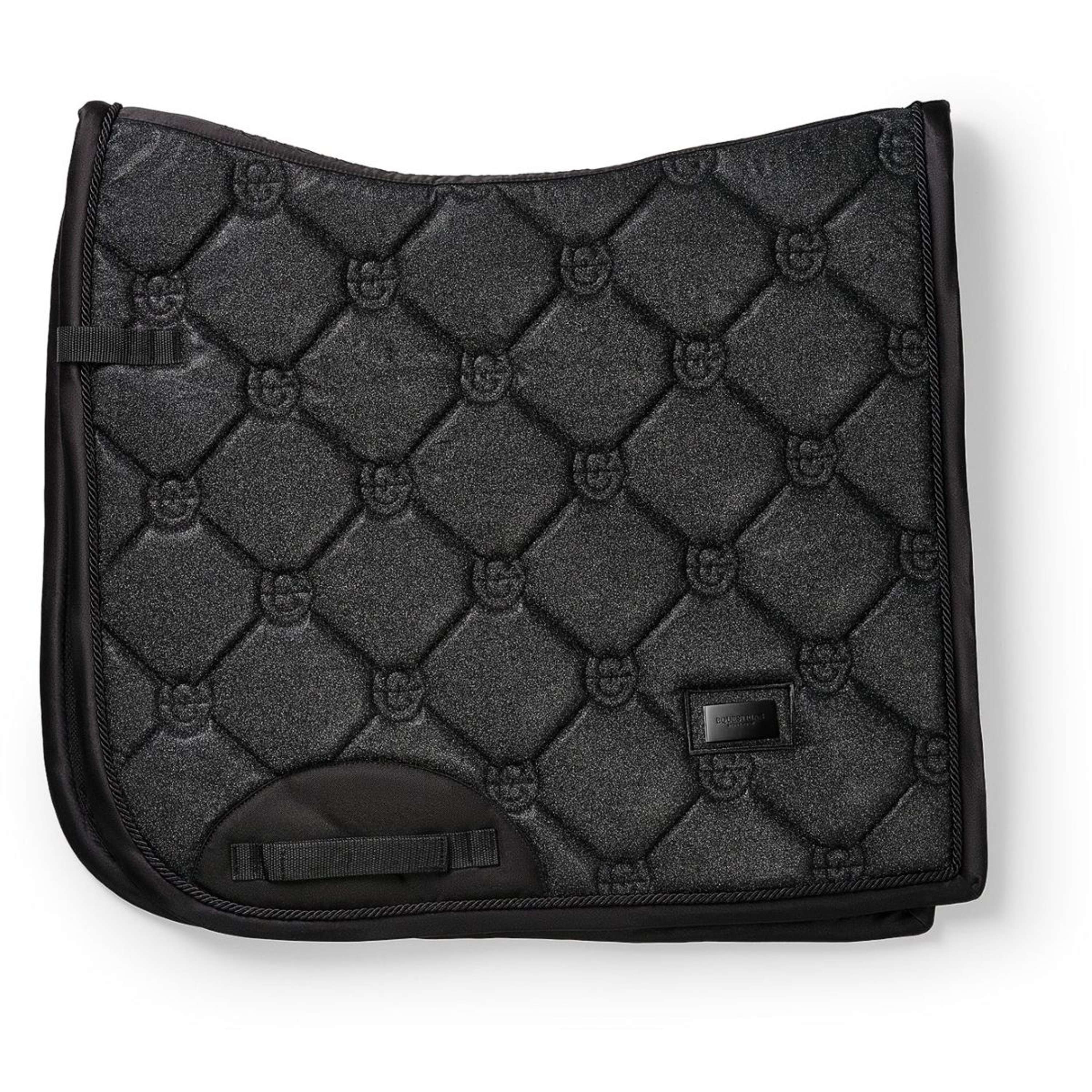 Equestrian Stockholm Tapis de Selle Dressage All Black Glimmer