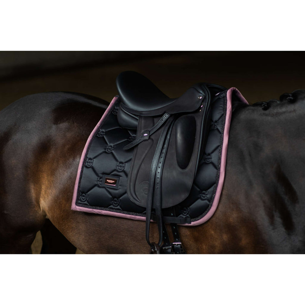 Equestrian Stockholm Tapis de Selle Dressage Noir/Blush