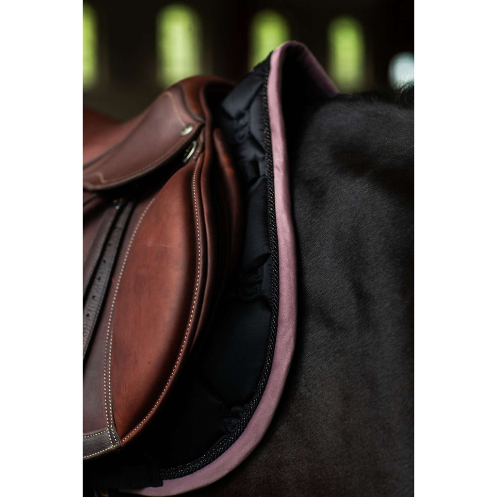 Equestrian Stockholm Tapis de Selle de Saut Noir/Blush