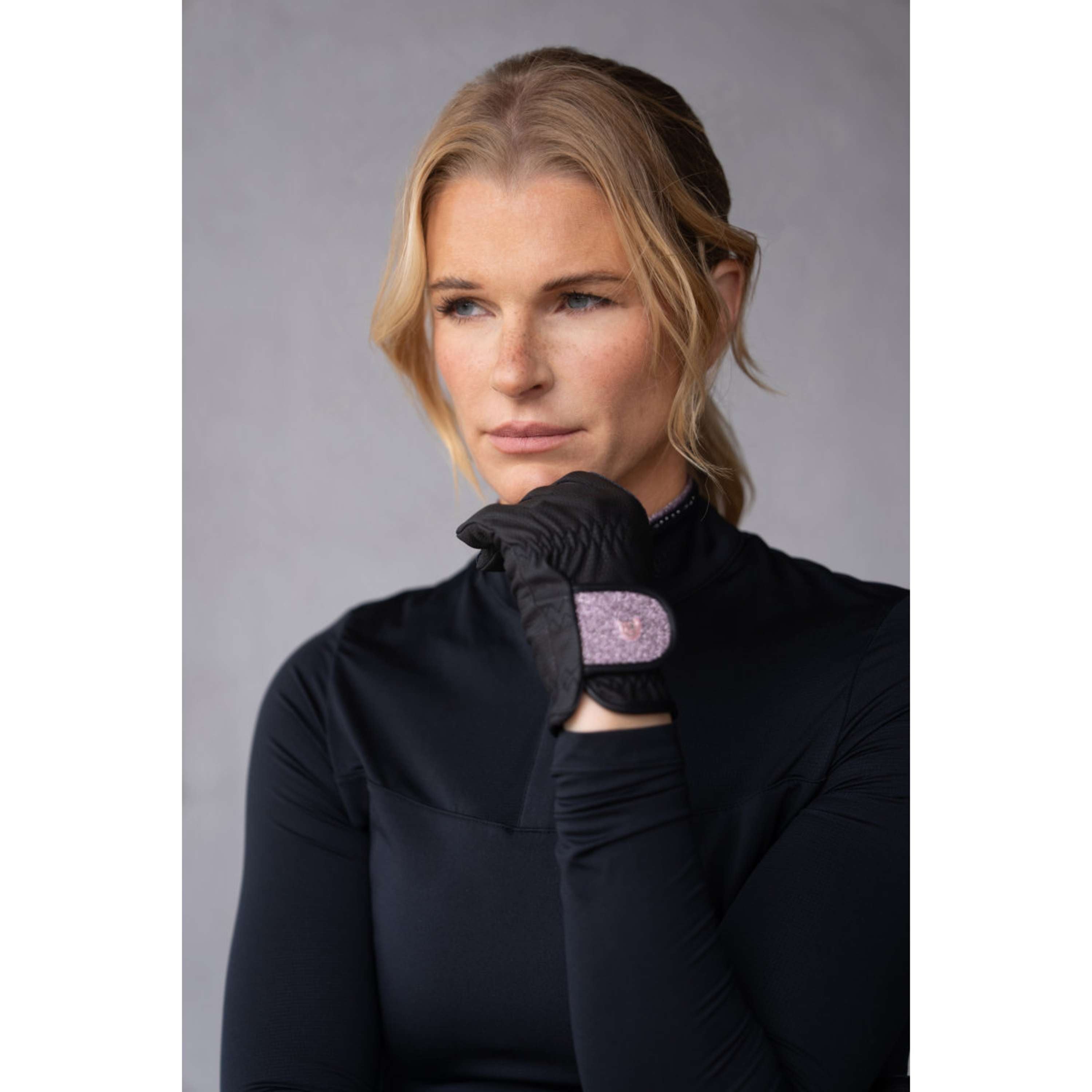 Equestrian Stockholm Gants d'Équitation Motion Pink Glimmer