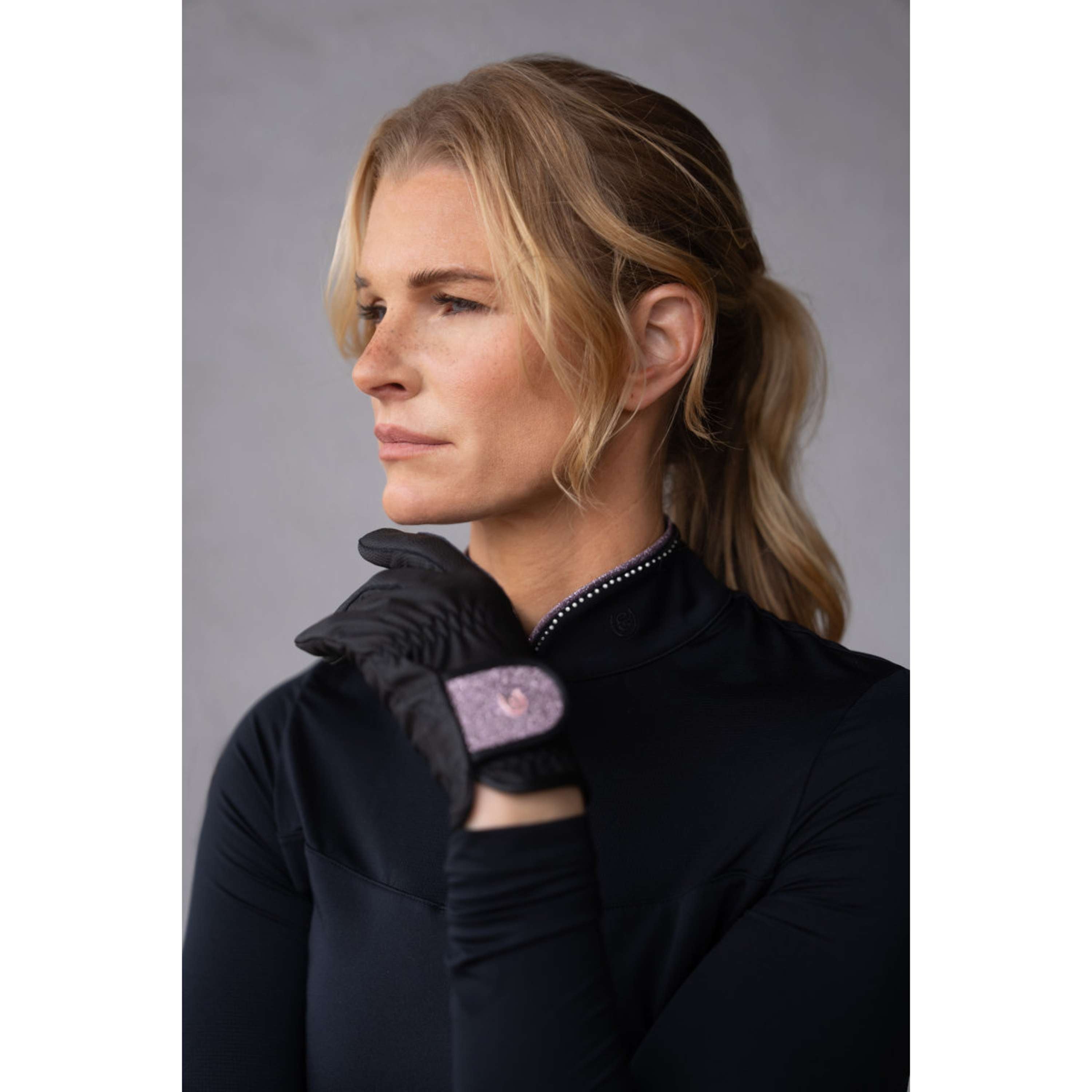 Equestrian Stockholm Gants d'Équitation Motion Pink Glimmer