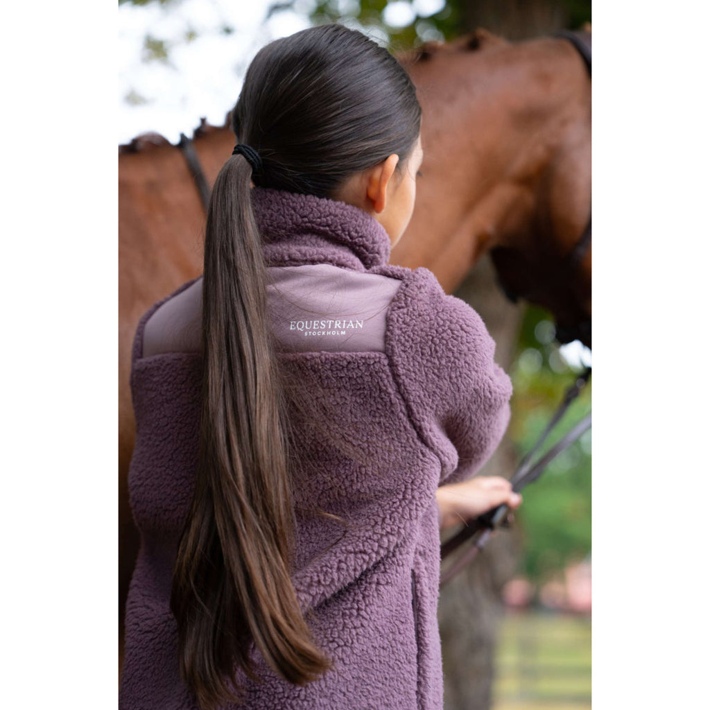 Equestrian Stockholm Blouson Polaire Teddy Young Rider Blush