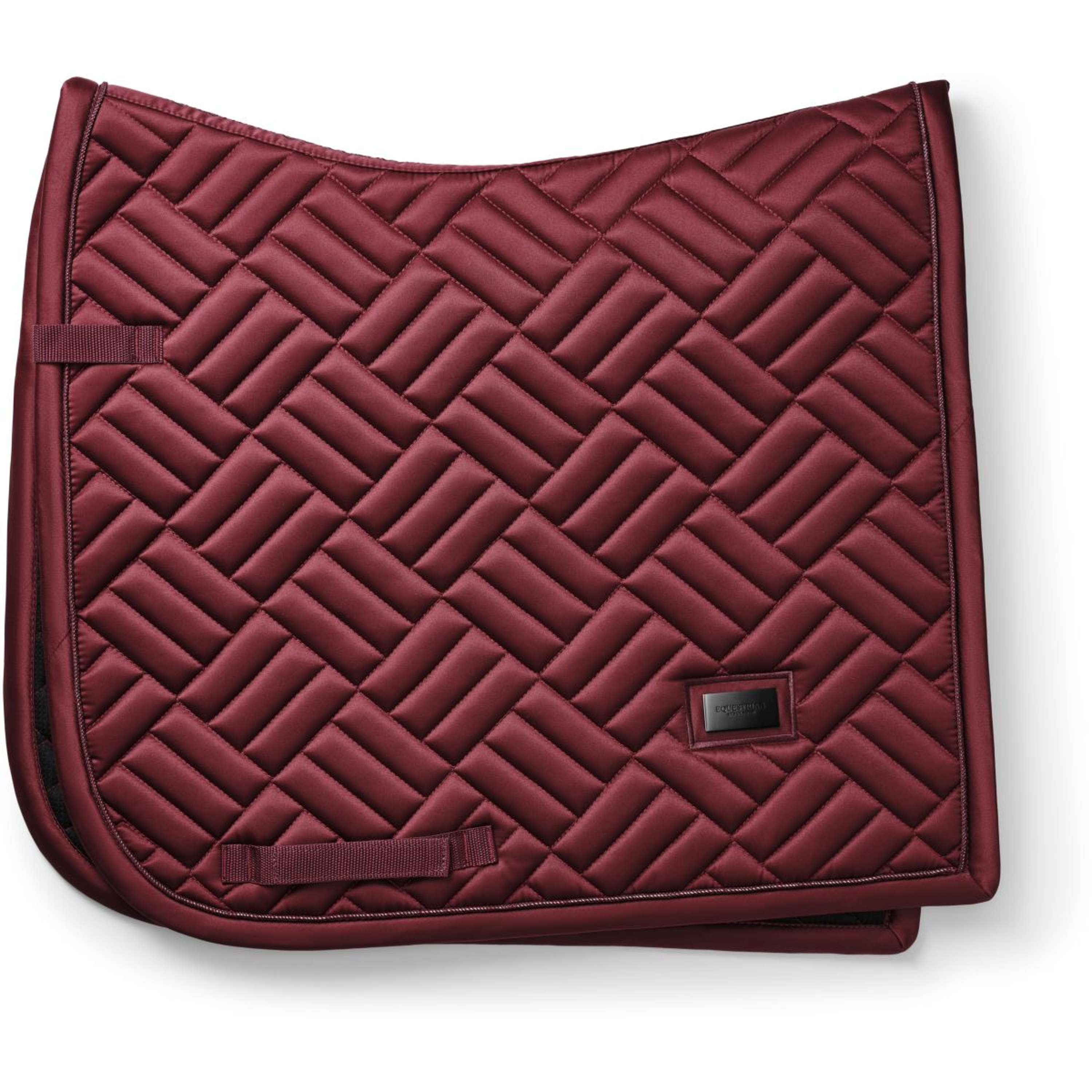 Equestrian Stockholm Tapis de Selle Modern Dressage Bordeaux