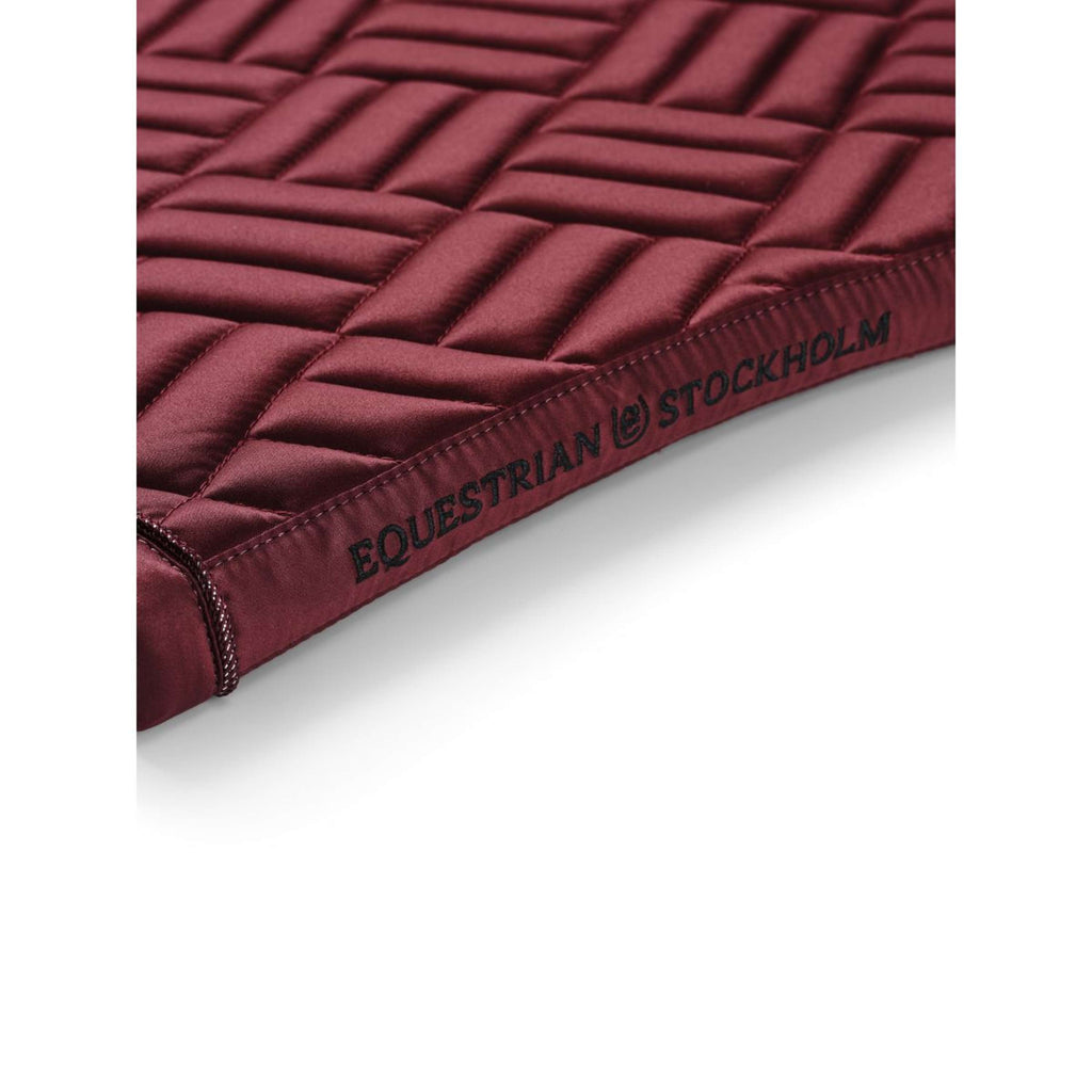 Equestrian Stockholm Tapis de Selle Modern Dressage Bordeaux
