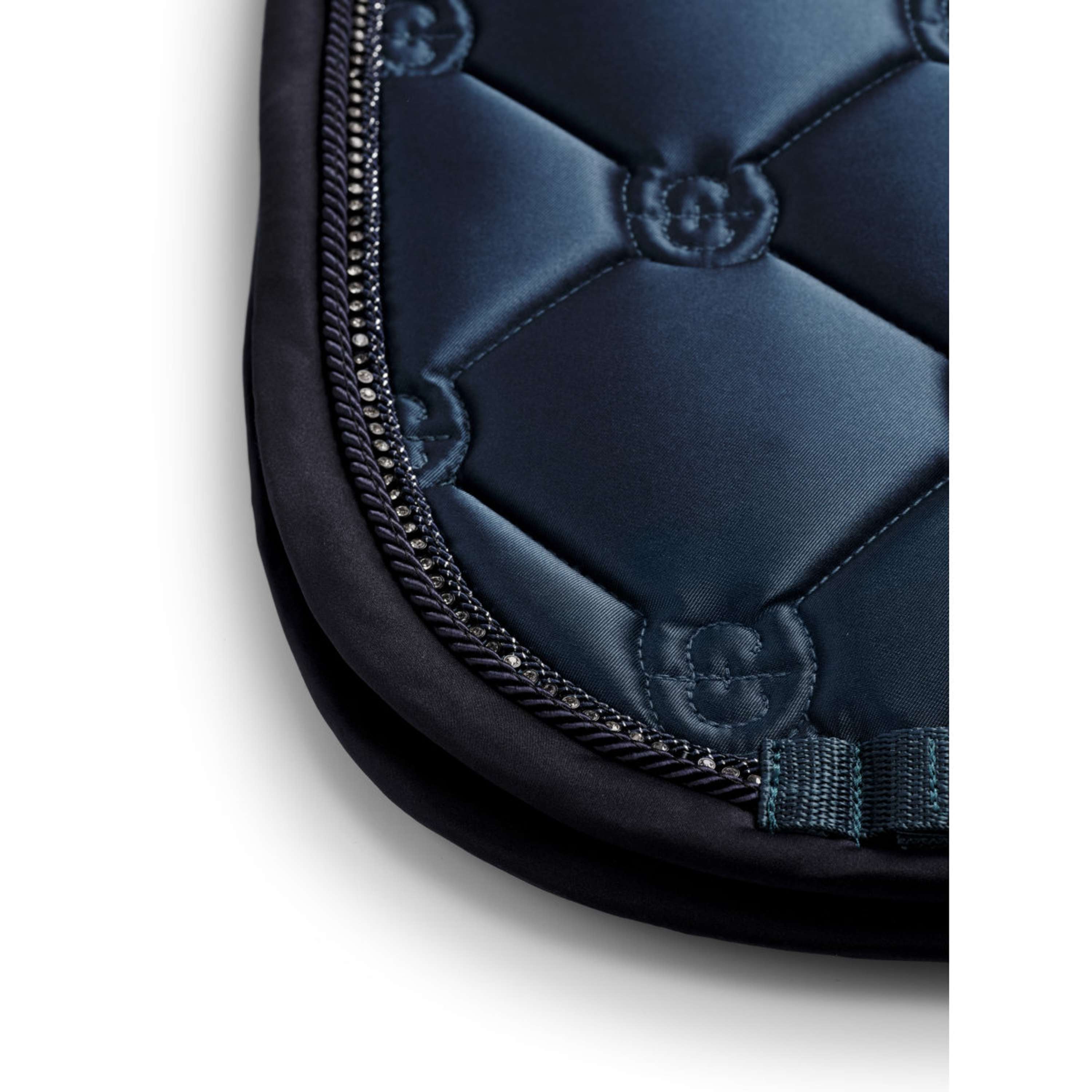 Equestrian Stockholm Tapis de Selle Crystal Shine Dressage Blue Meadow