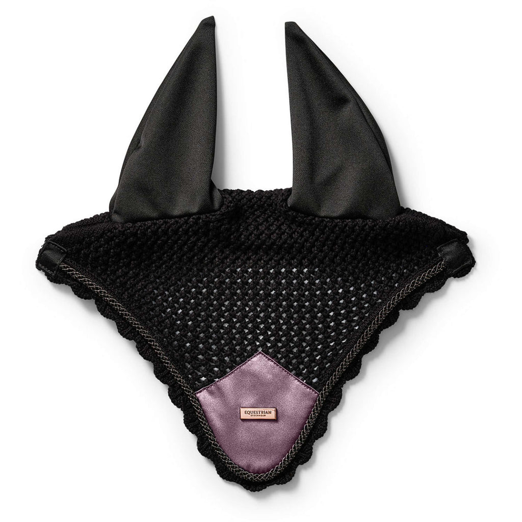 Equestrian Stockholm Bonnet Anti-Mouches Noir/Blush