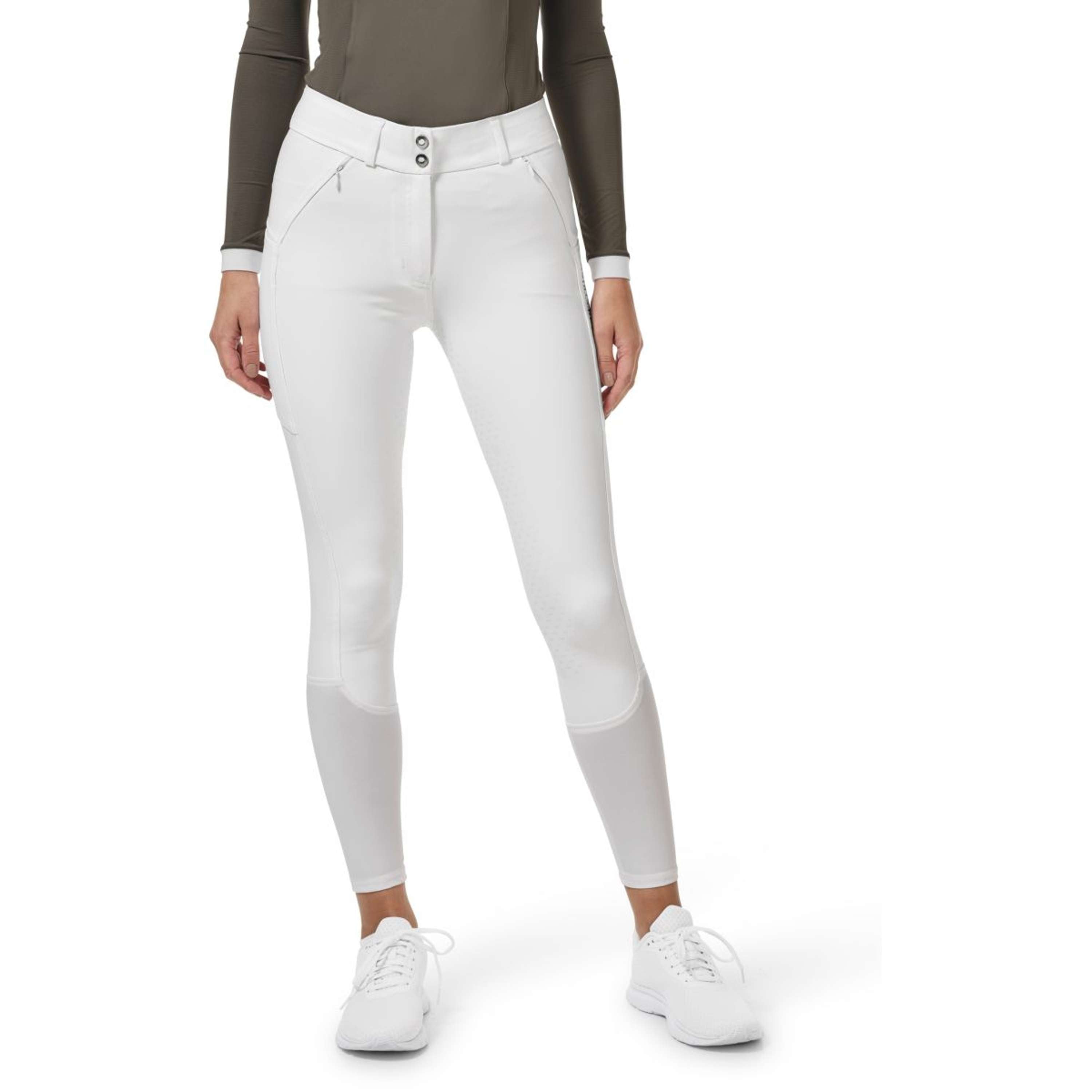 Equestrian Stockholm Pantalon d'Équitation Elite Dressage Blanc