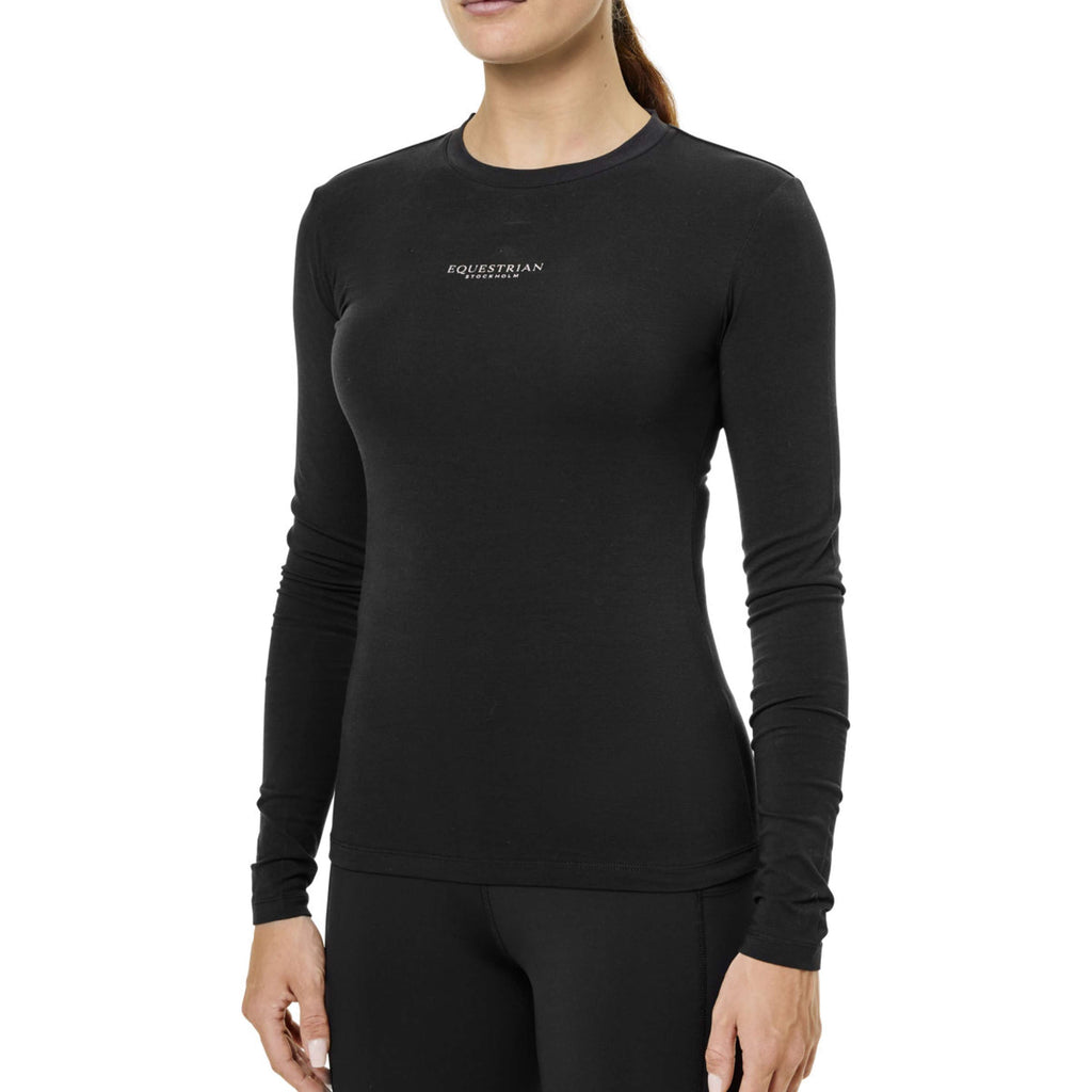 Equestrian Stockholm Chemise Soft Cotton Noir/Blush