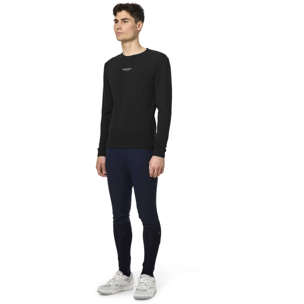 Equestrian Stockholm Chemise Soft Cotton Hommes Noir