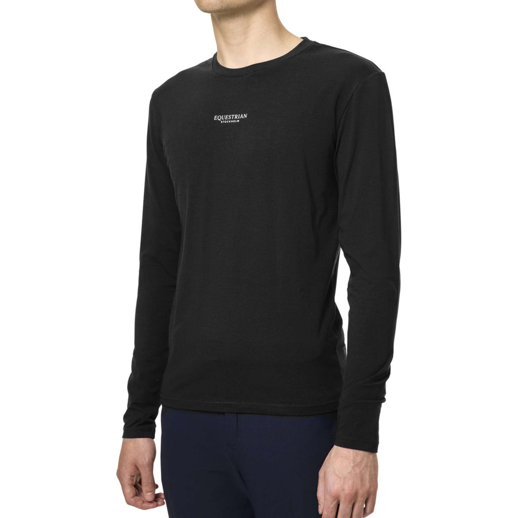 Equestrian Stockholm Chemise Soft Cotton Hommes Noir