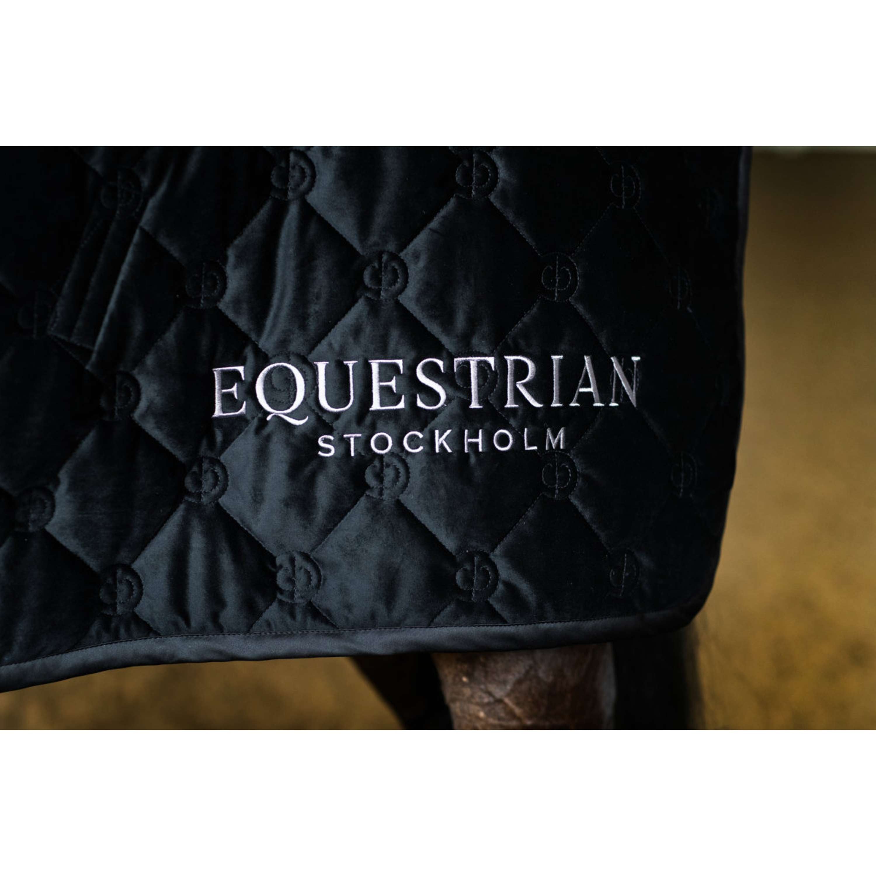 Equestrian Stockholm Couverture Polaire Velvet Noir