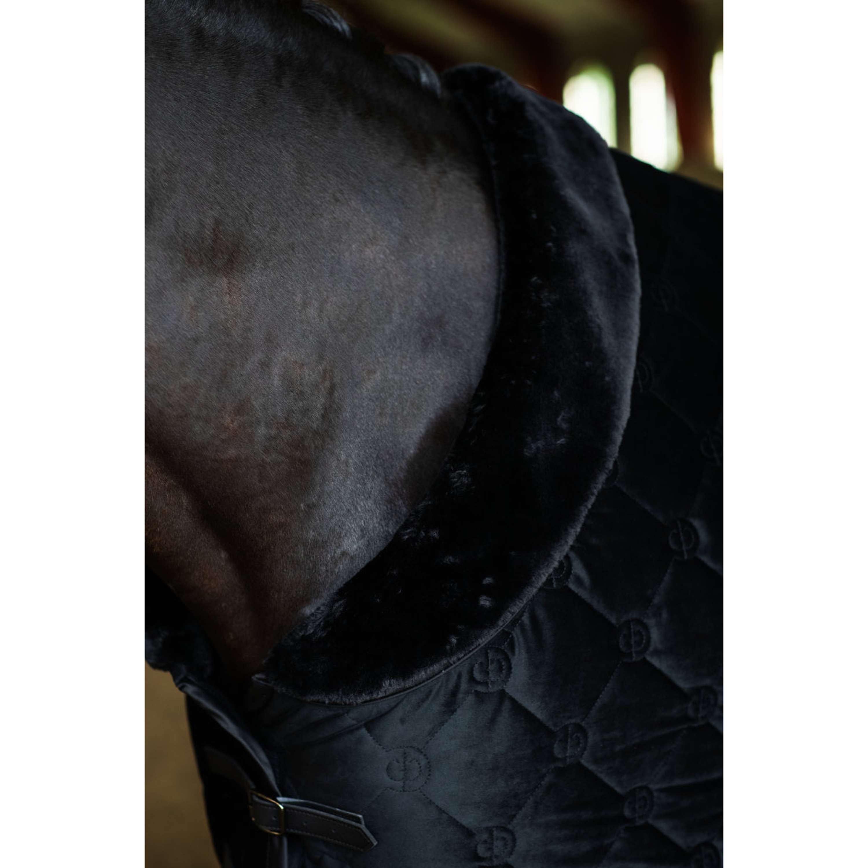 Equestrian Stockholm Couverture Polaire Velvet Noir