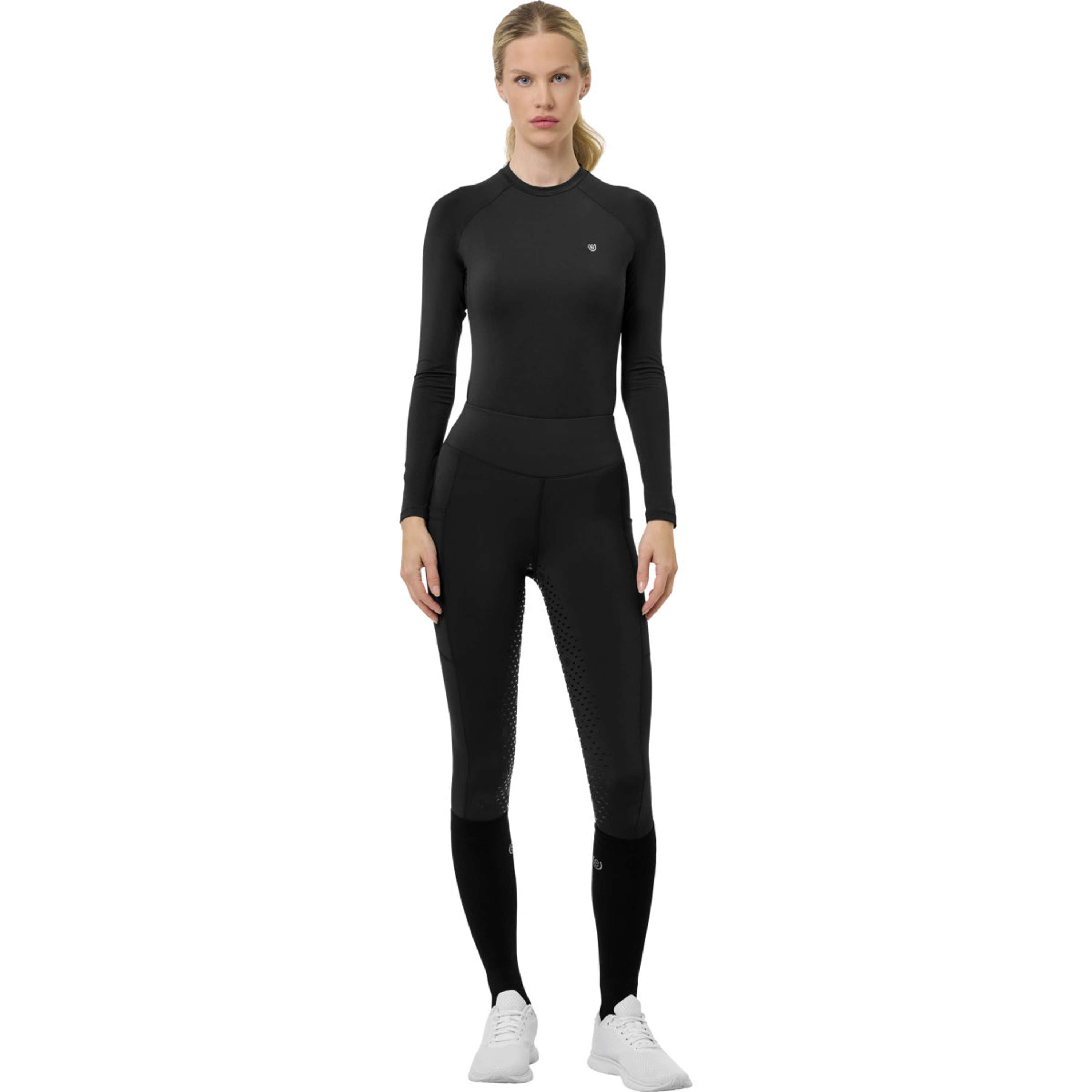 Equestrian Stockholm L'hiver Legging d'Équitation Movement Full Grip Noir