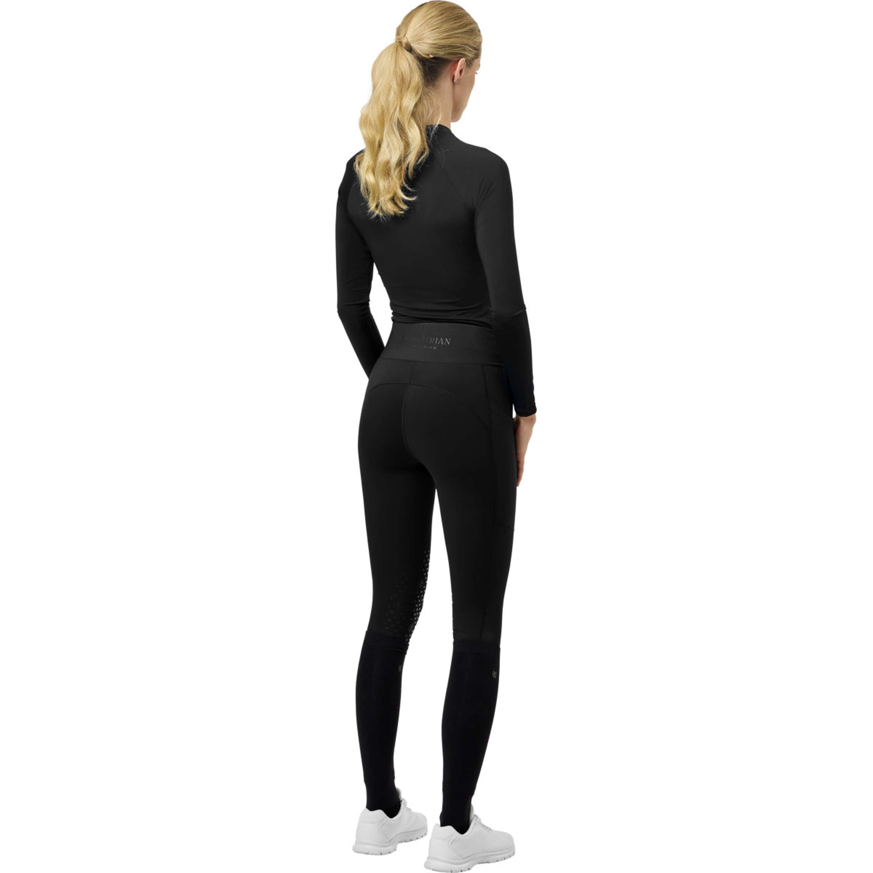 Equestrian Stockholm L'hiver Legging d'Équitation Movement Full Grip Noir