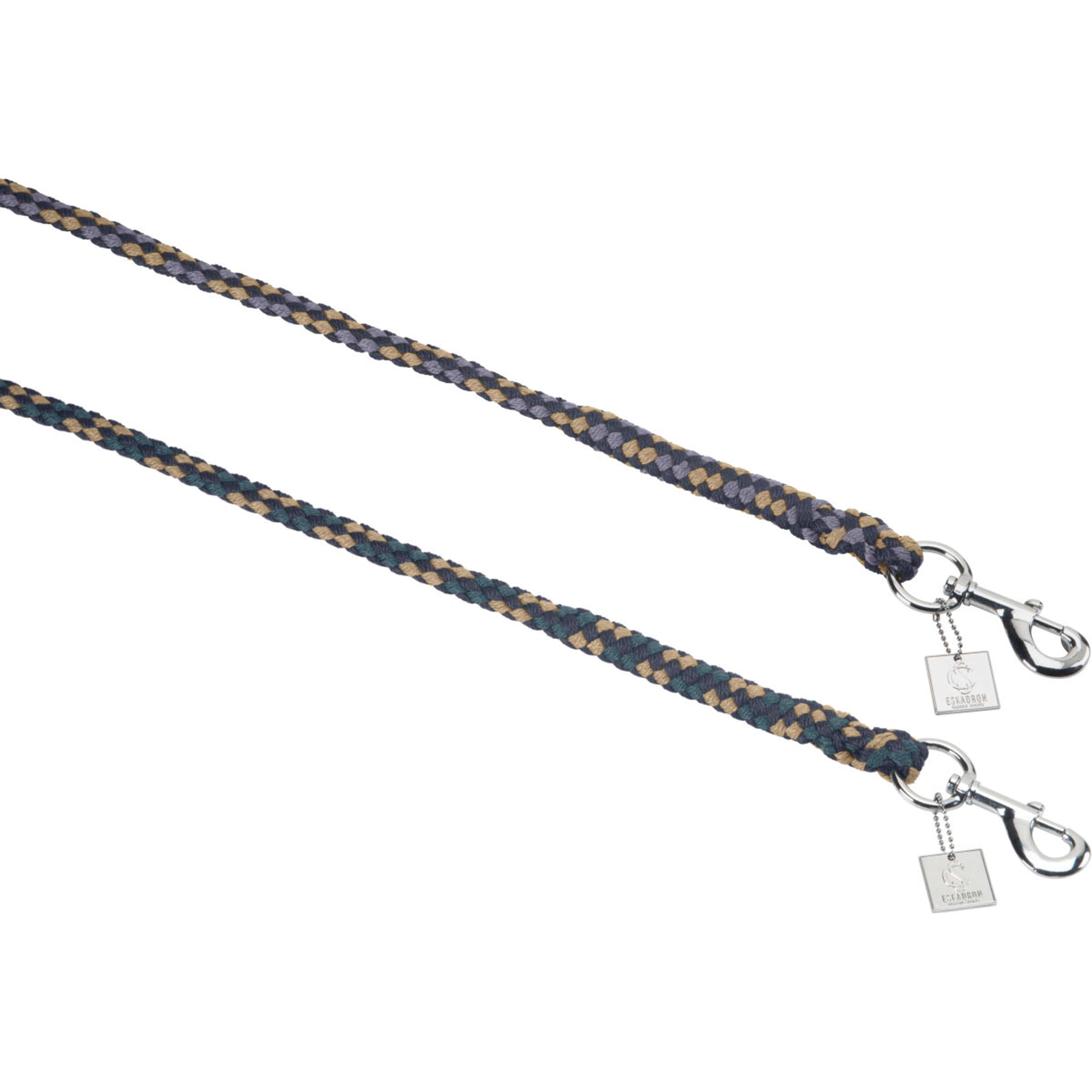 Eskadron Corde pour Licol Classic Sports Regular avec Mousqueton Navy/Sierra/Orchid
