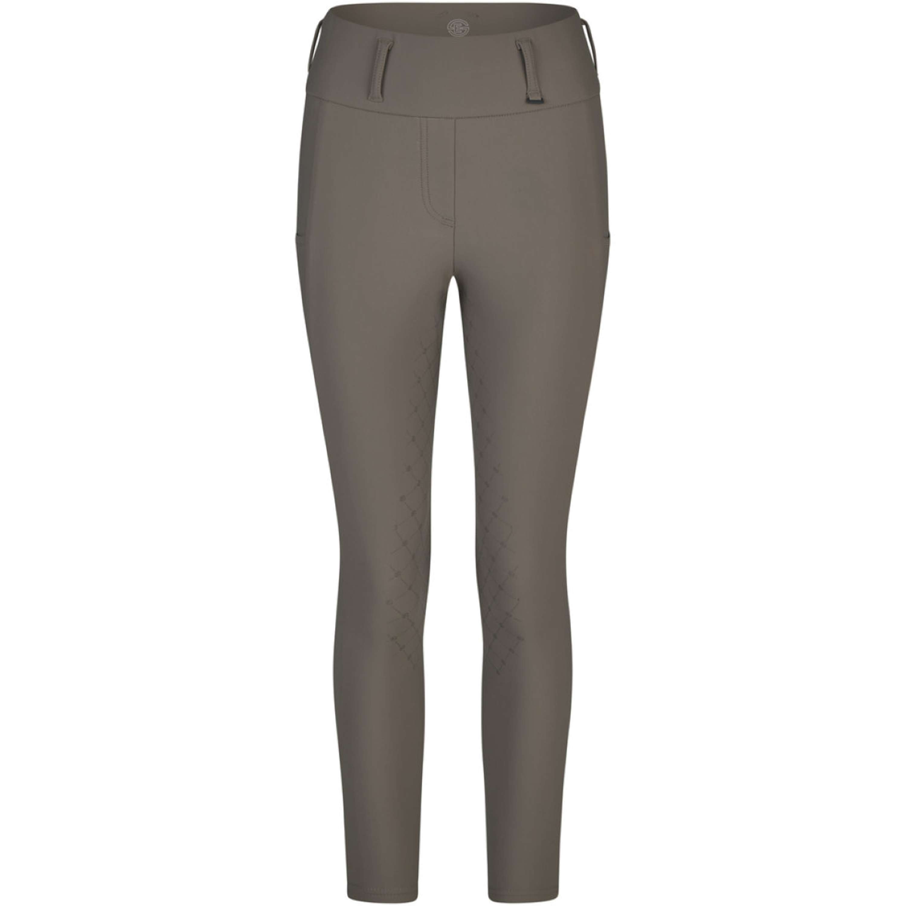 Eskadron Legging d'Équitation Dynamics Cosy Full Grip Powdertaupe