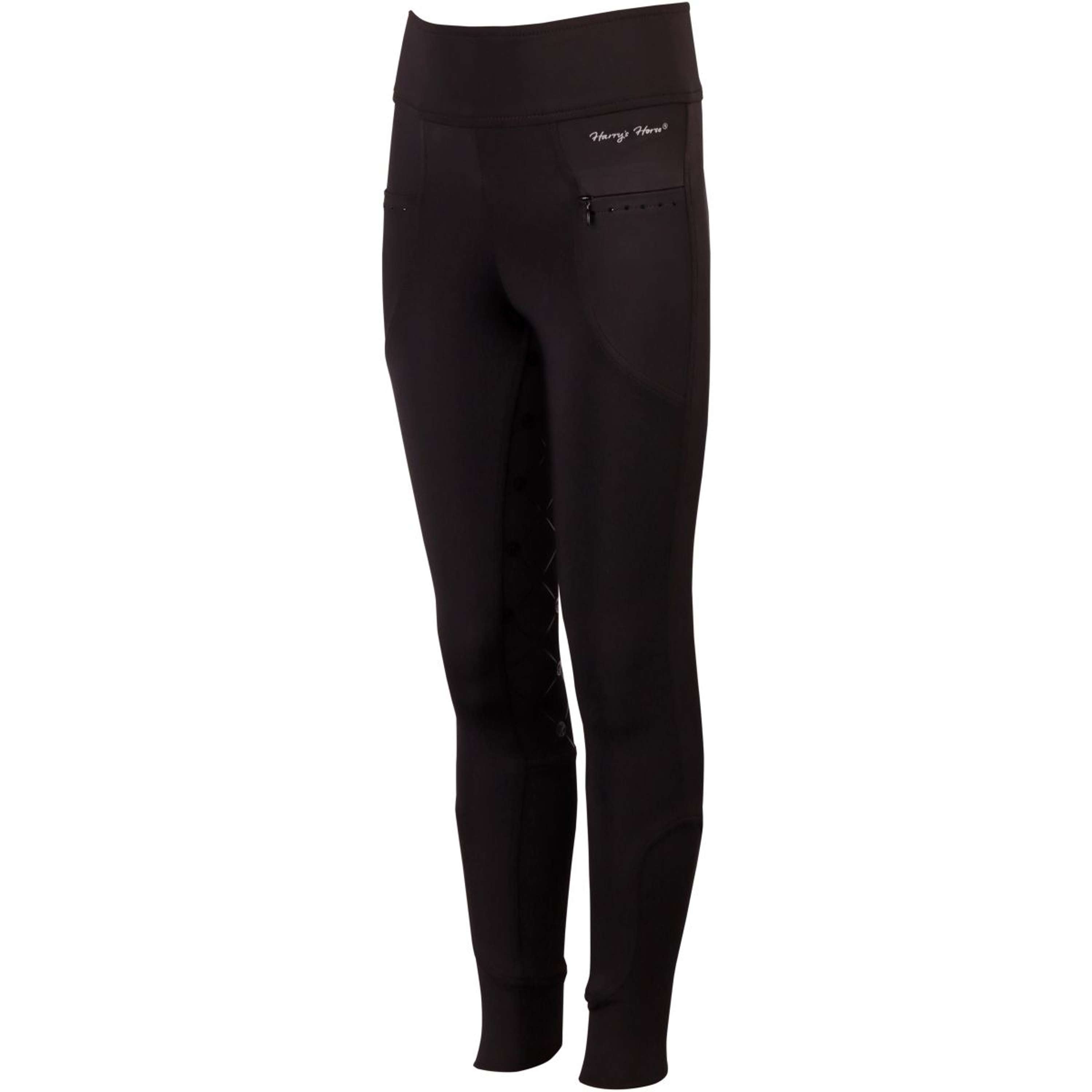 Harry's Horse Legging d'Équitation Equitights Rookie Full Grip Noir