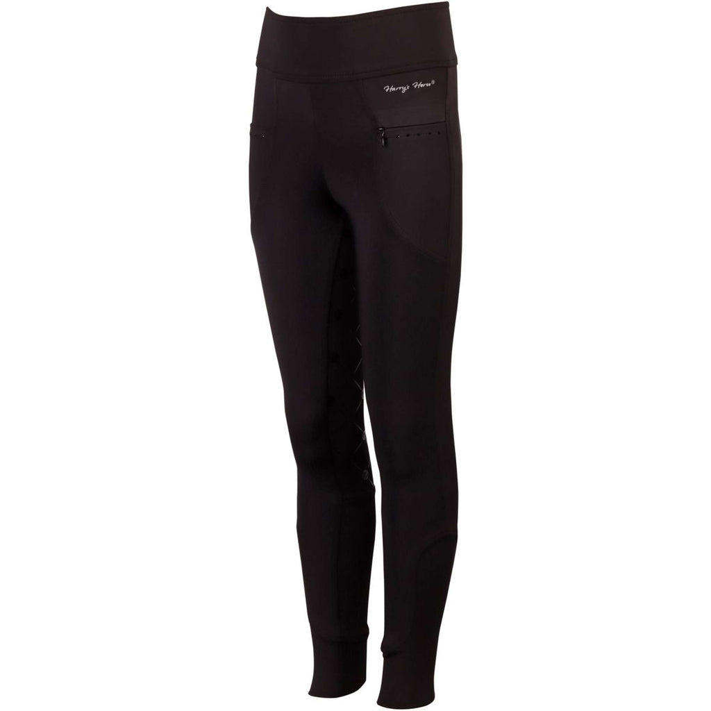 Harry's Horse Legging d'Équitation Equitights Rookie Full Grip Noir