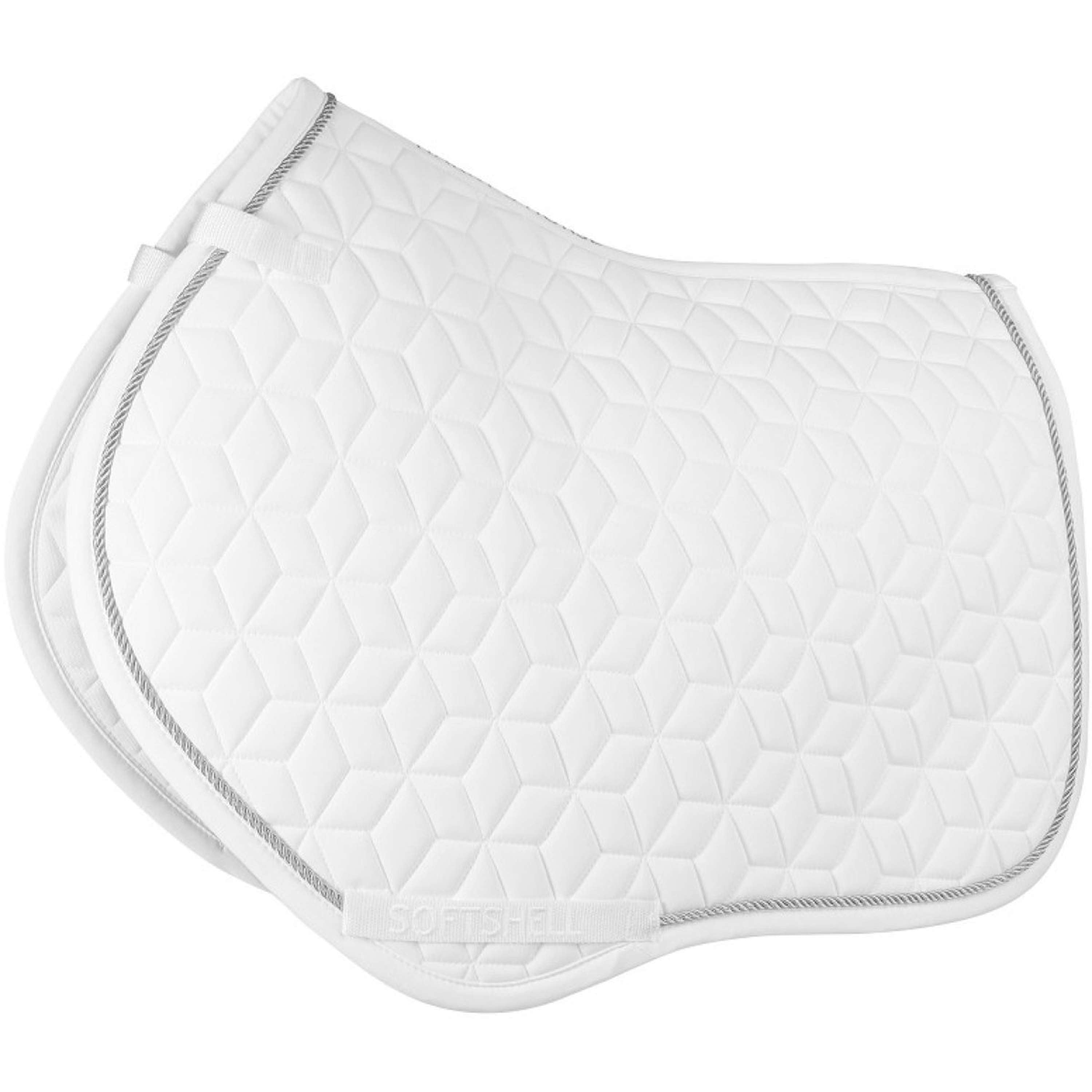 Harry's Horse Tapis de Selle Softshell de Saut Blanc