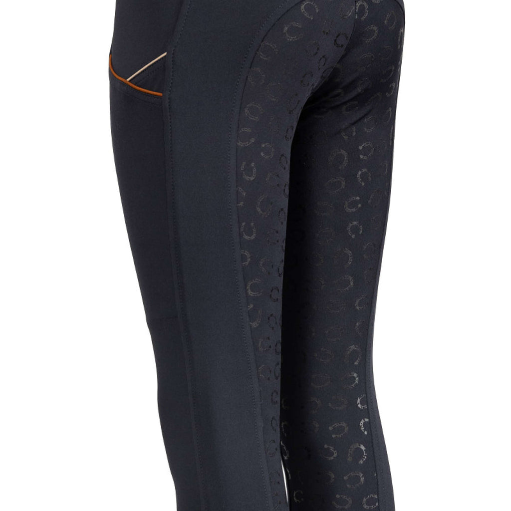 Harry's Horse Legging d'Équitation STOUT! Maverick Full Grip Total Eclipse
