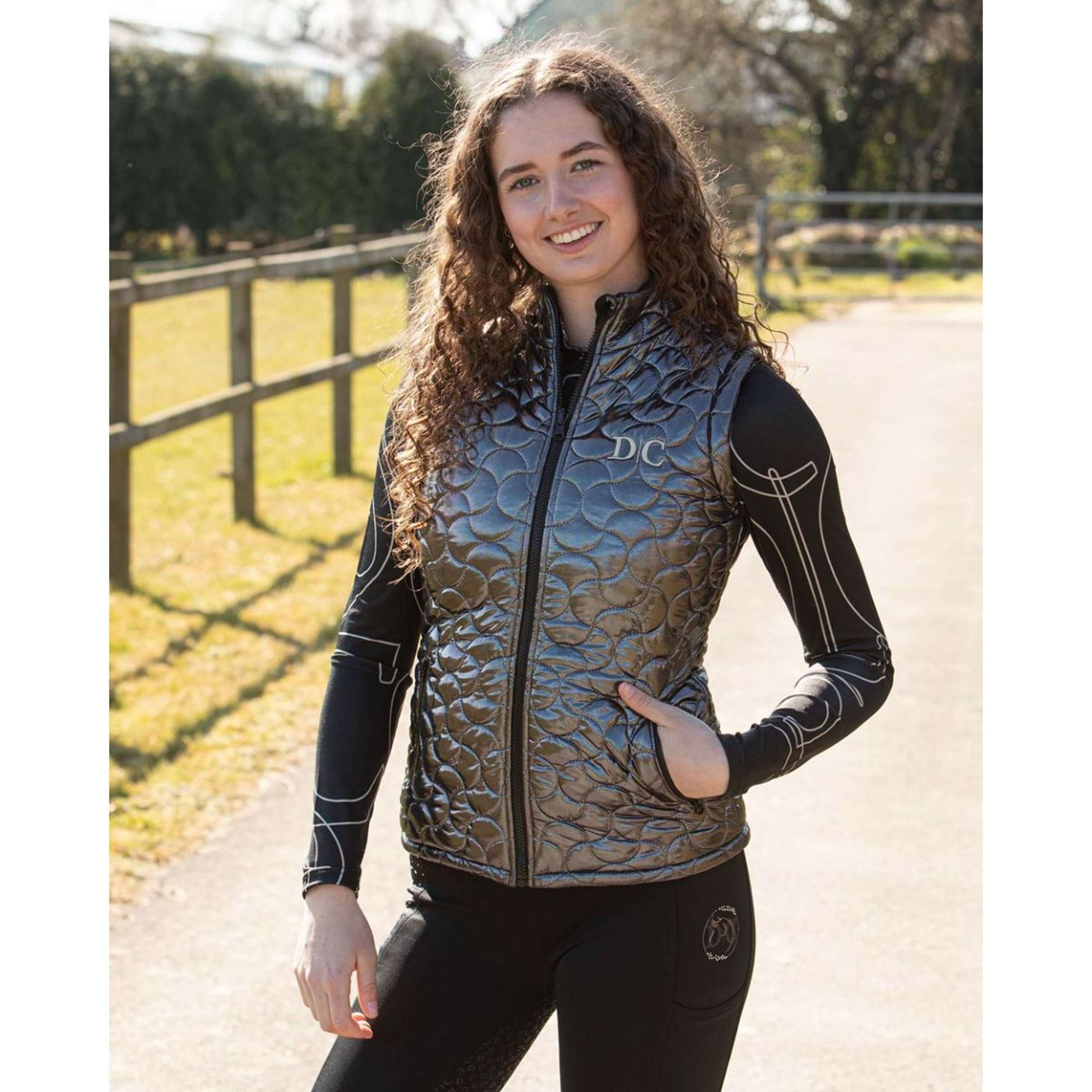 Harry's Horse Bodychauffant Denici Cavalli Stardust Réversible Noir
