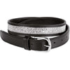 Harry's Horse Ceinture Leder Crystal Drops Argent